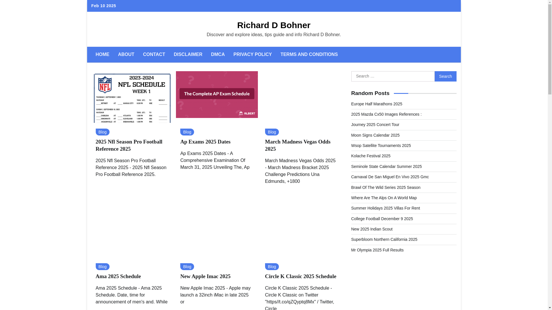 website screenshot of https://richarddbohnerk.pages.dev/