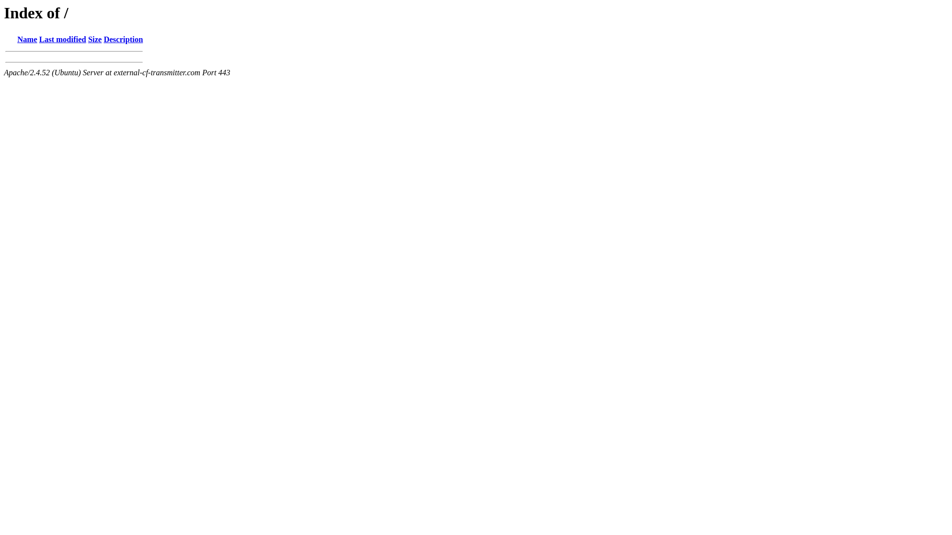 website screenshot of https://external-cf-transmitter.com/