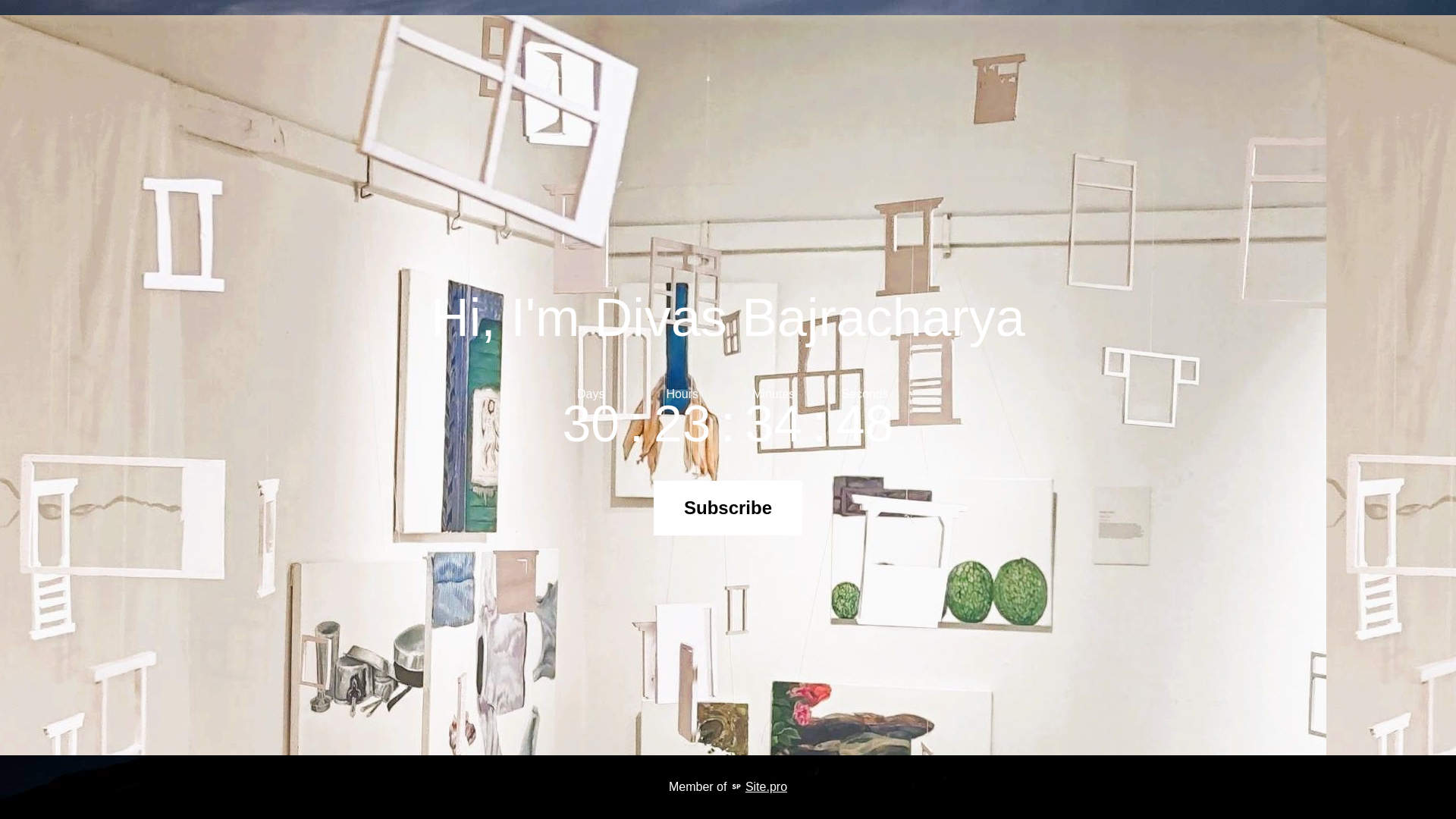 website screenshot of https://divasbajracharya.com.np/