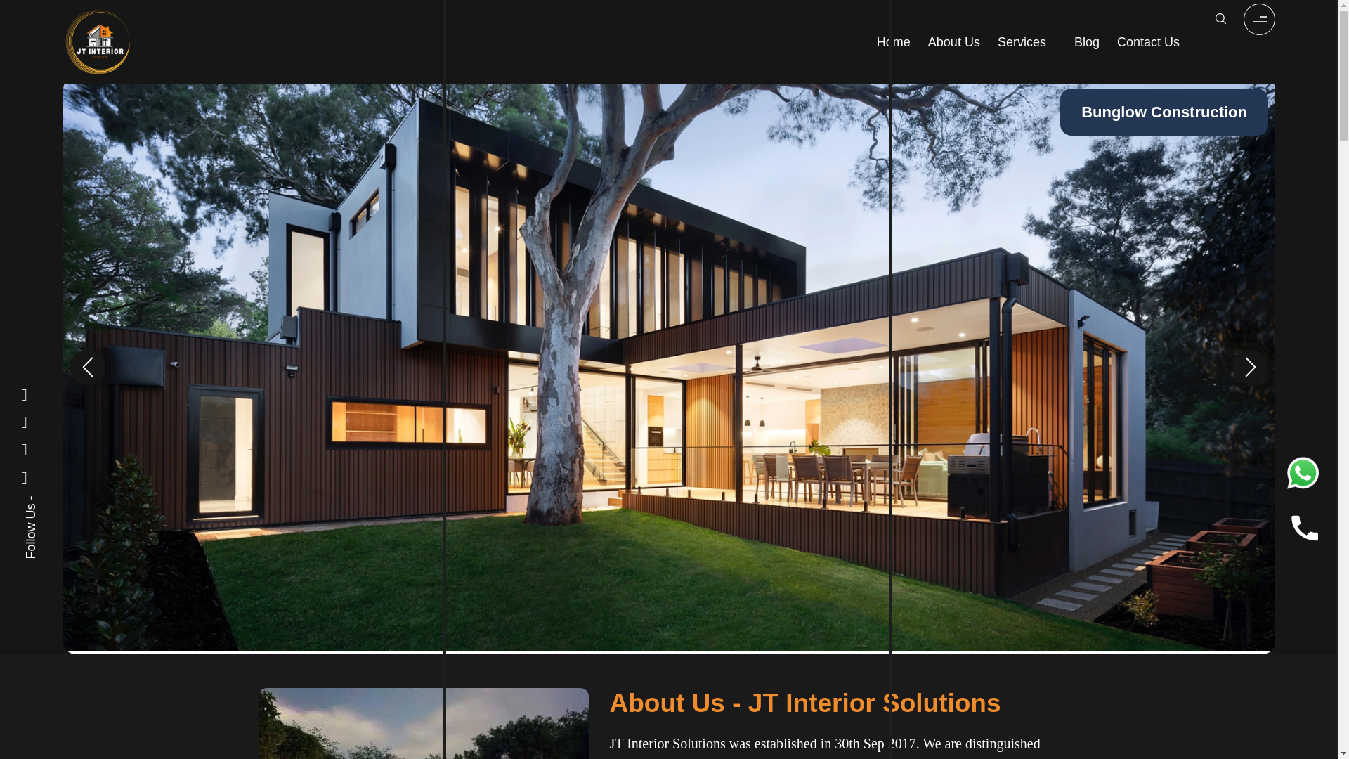 website screenshot of https://jtinteriorsolution.com/