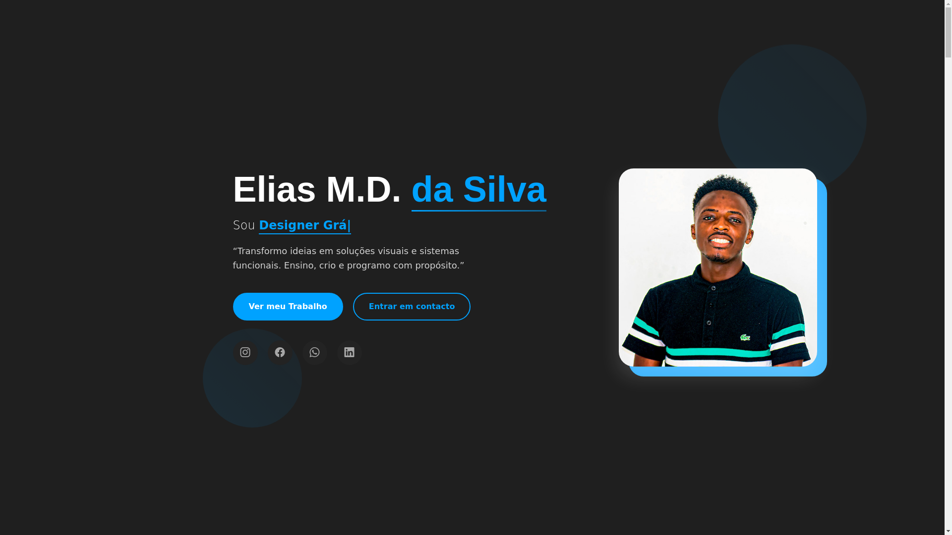 website screenshot of https://eliasdasilva.it.ao/