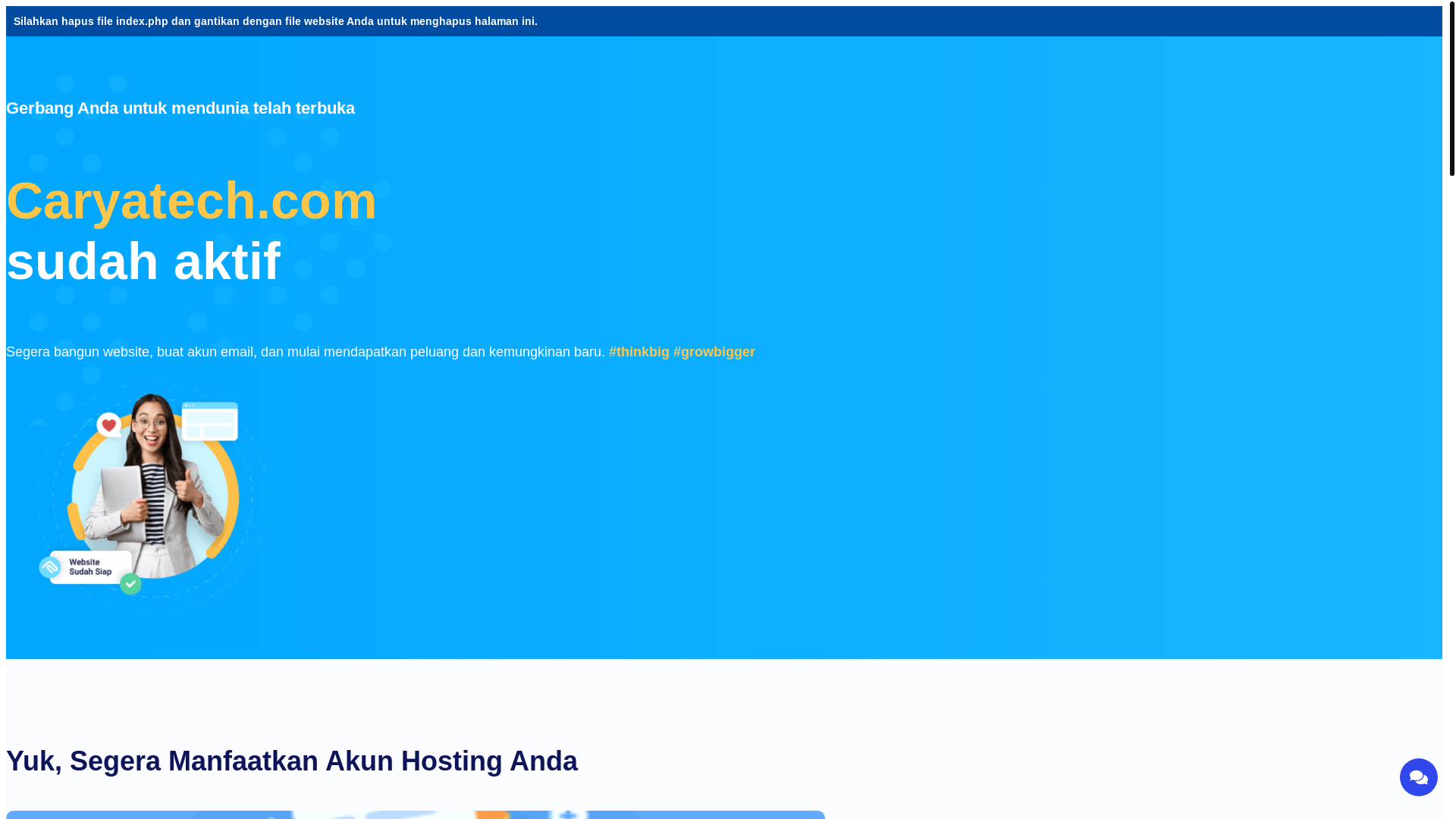 website screenshot of https://caryatech.com/