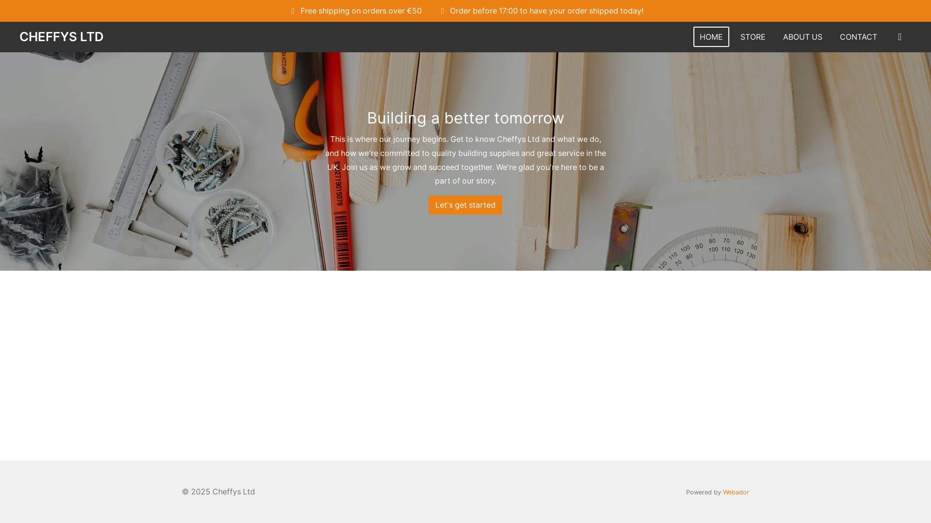 website screenshot of https://cheffys.net/
