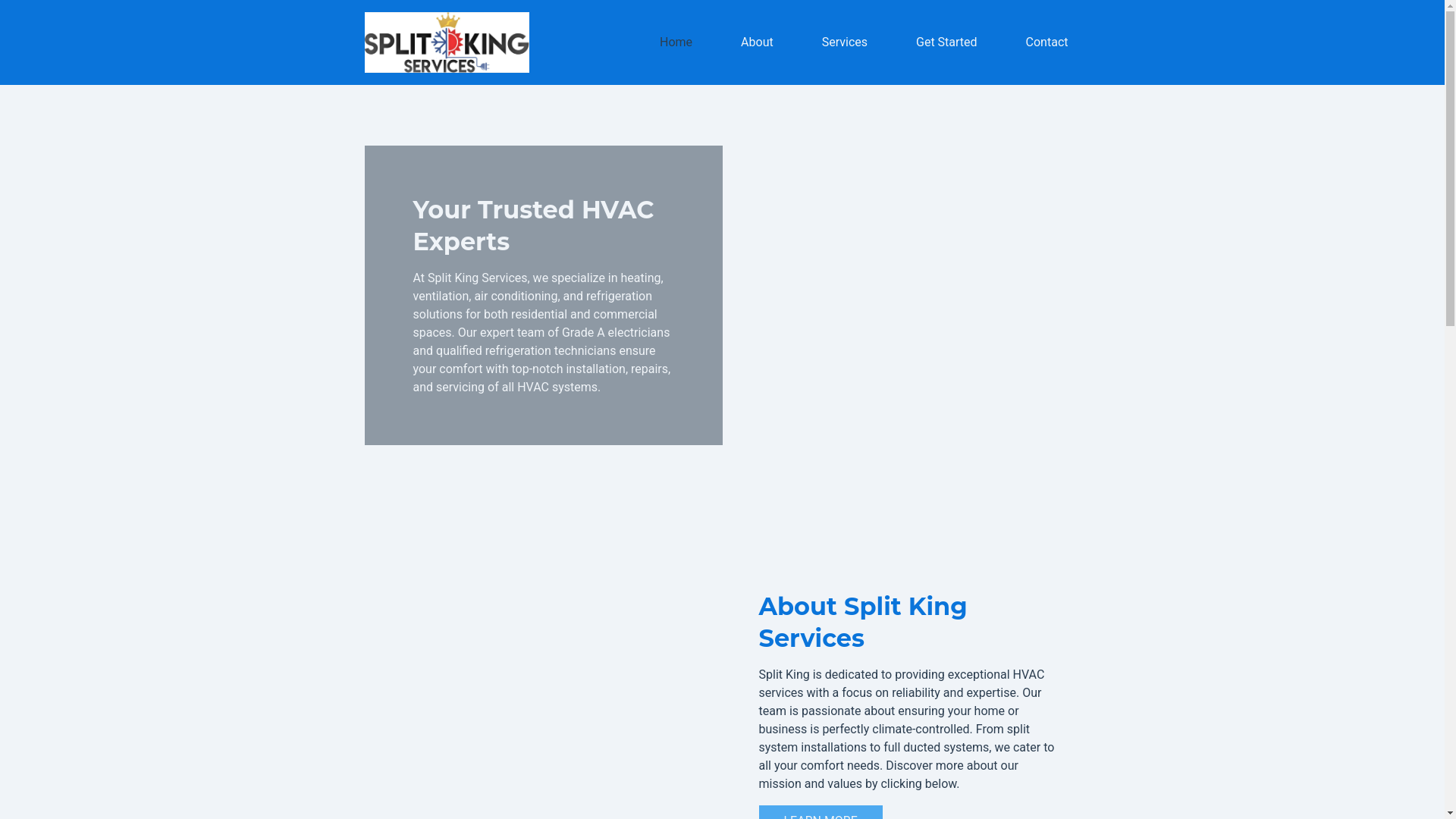 website screenshot of https://splitking.com.au/