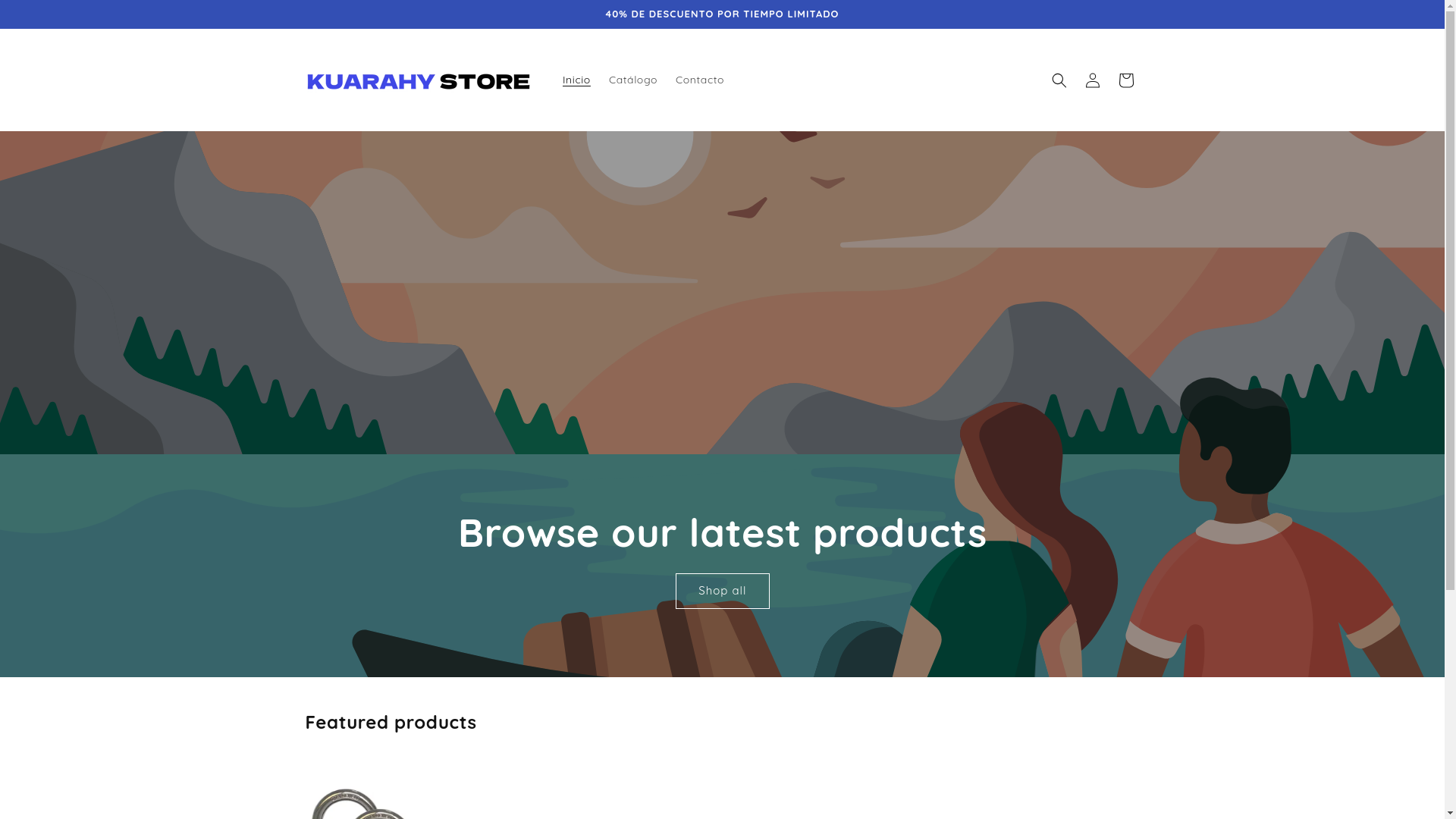website screenshot of https://kuarahystore.com/