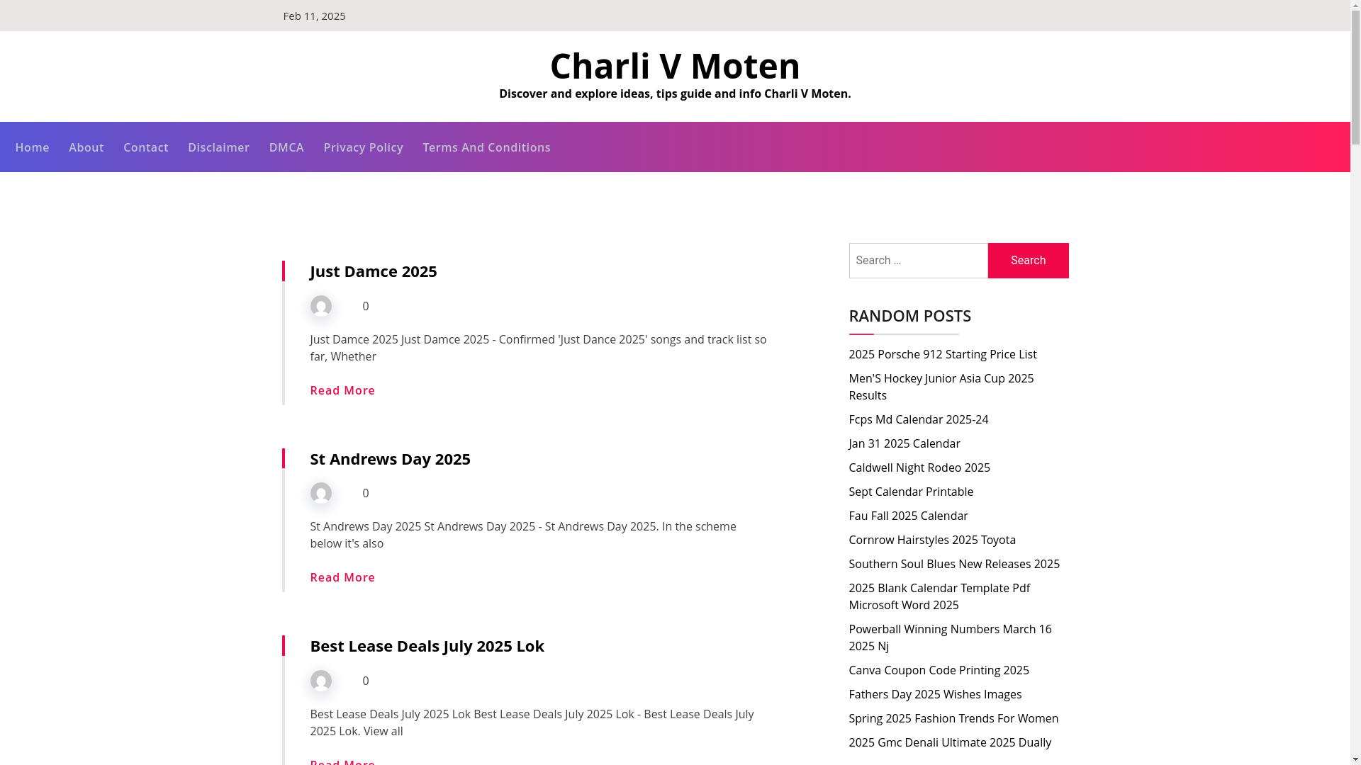 website screenshot of https://charlivmoten.pages.dev/