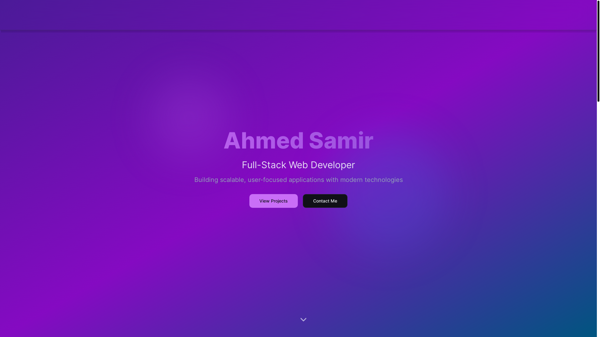 website screenshot of https://ahmedstack.dev/