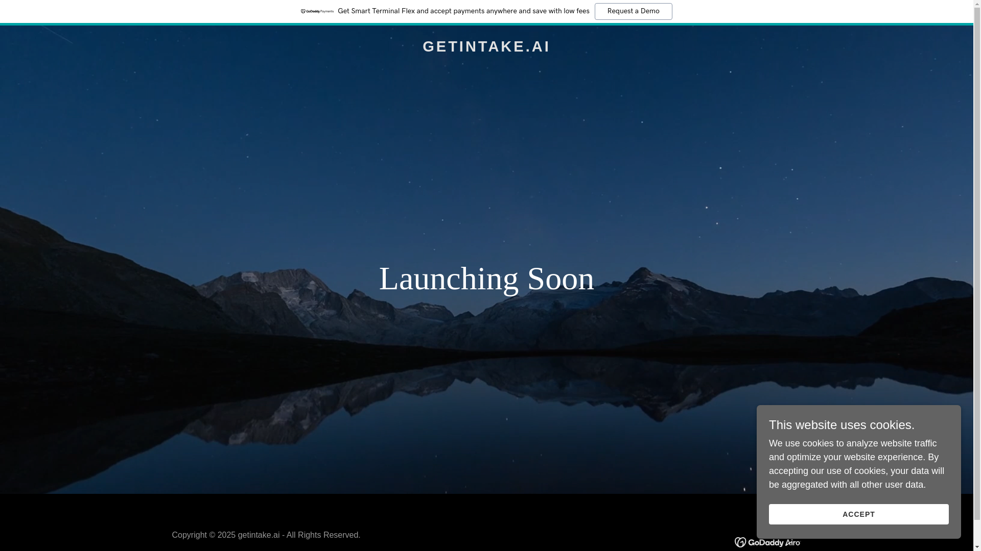 website screenshot of https://getintake.ai/