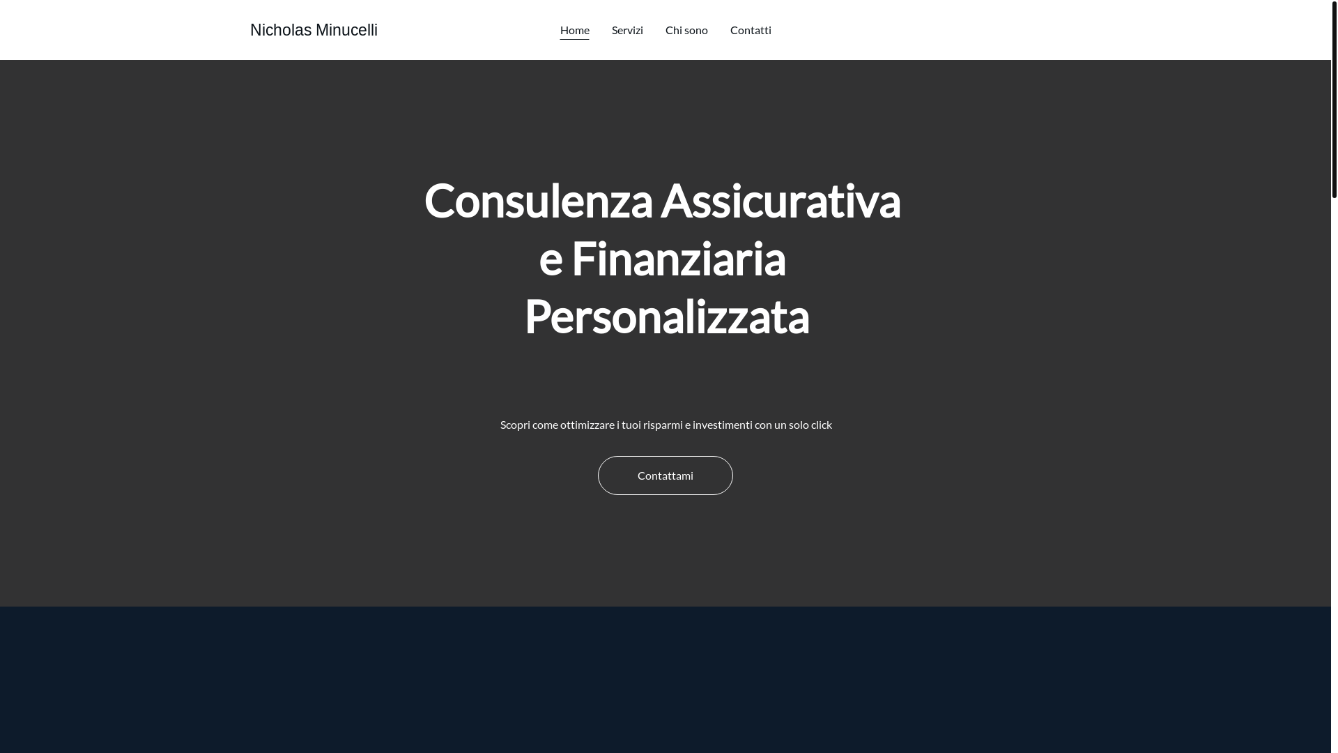 website screenshot of https://nicholasminucelli.com/