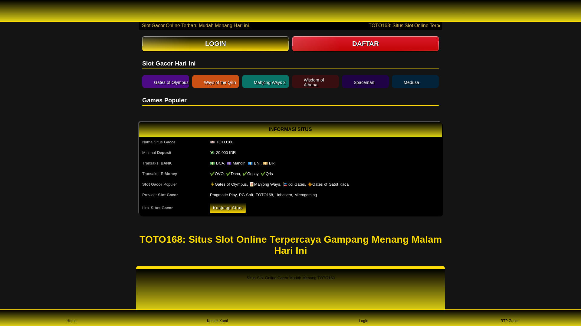 website screenshot of https://analytics-toto168.pages.dev/