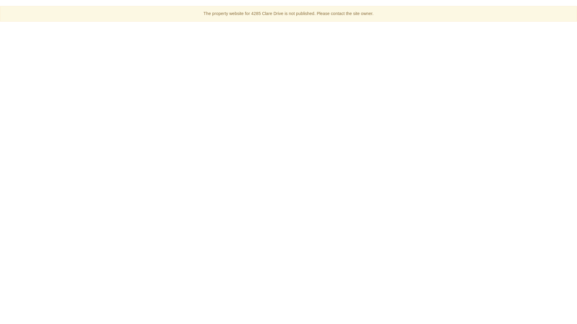 website screenshot of https://4285claredrive.com/