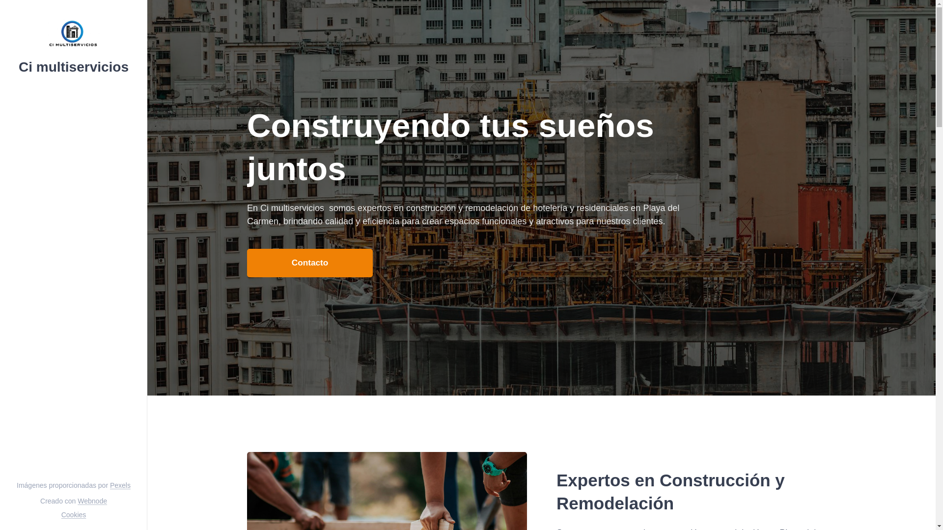 website screenshot of https://cimultiserviciosplayadelcarmen.com.mx/