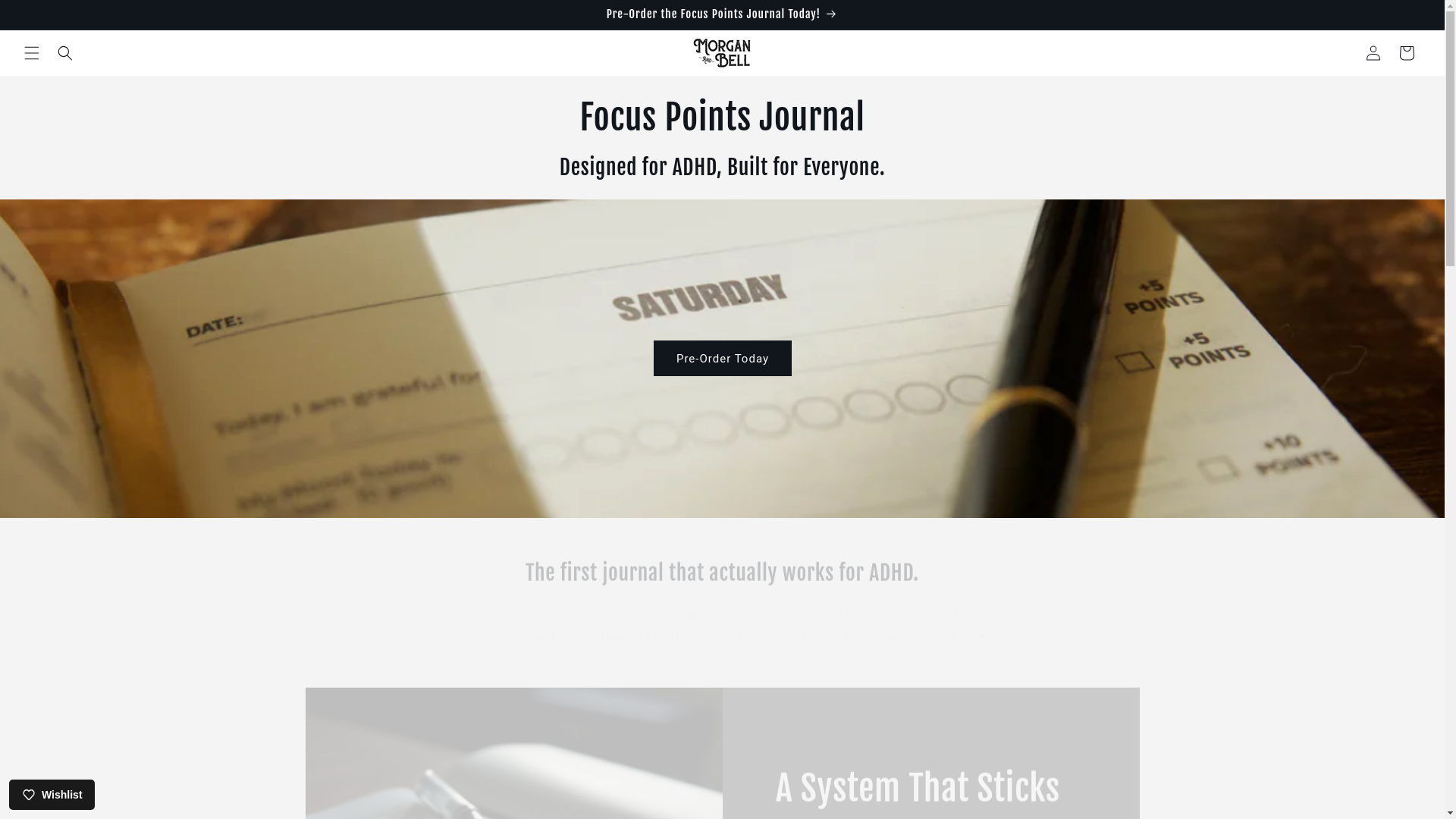 website screenshot of https://focuspointsjournal.com/