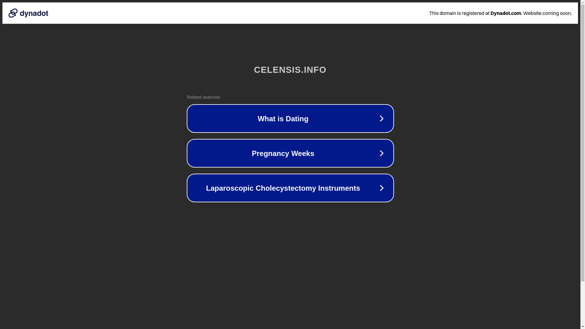 website screenshot of https://celensis.info/