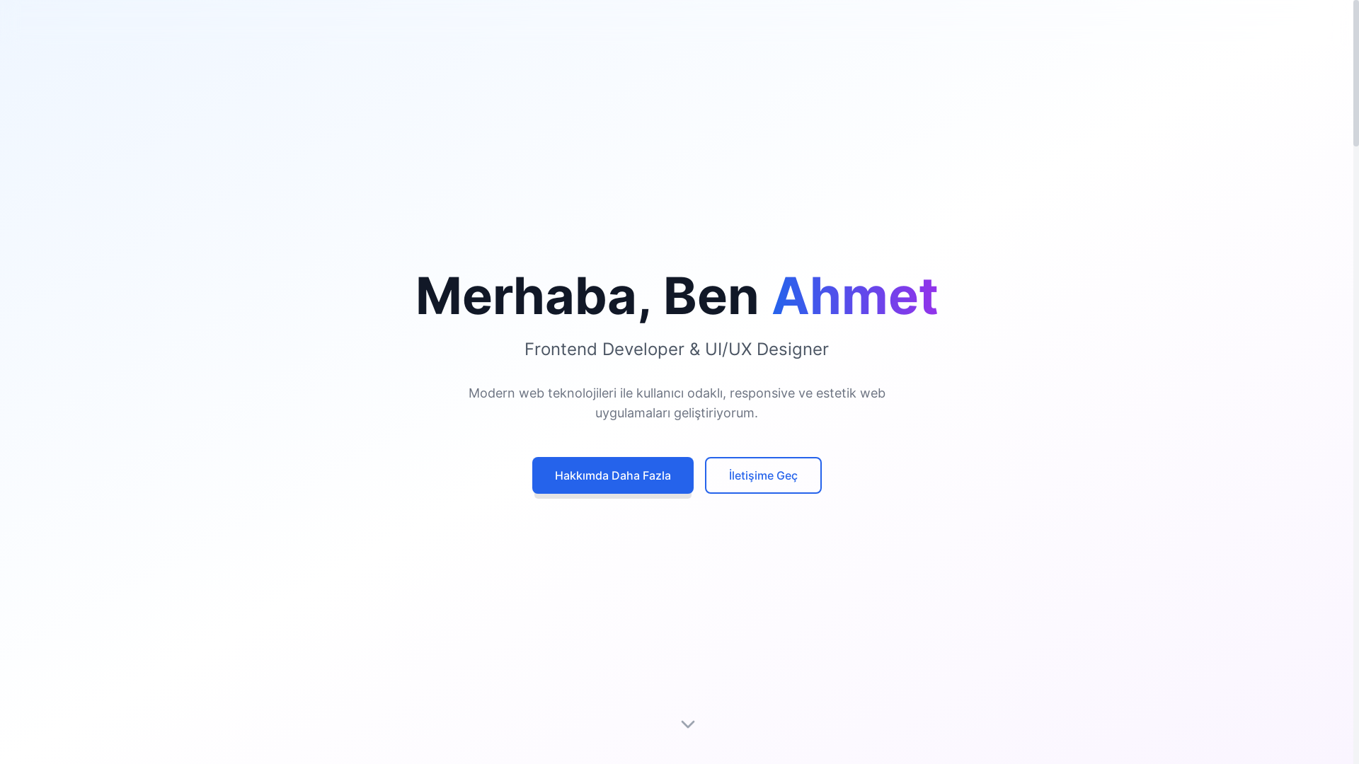 website screenshot of https://ahmeteg.xyz/
