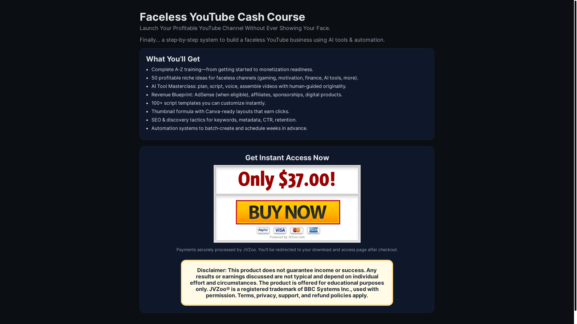 website screenshot of https://facelessyt-id2.pages.dev/