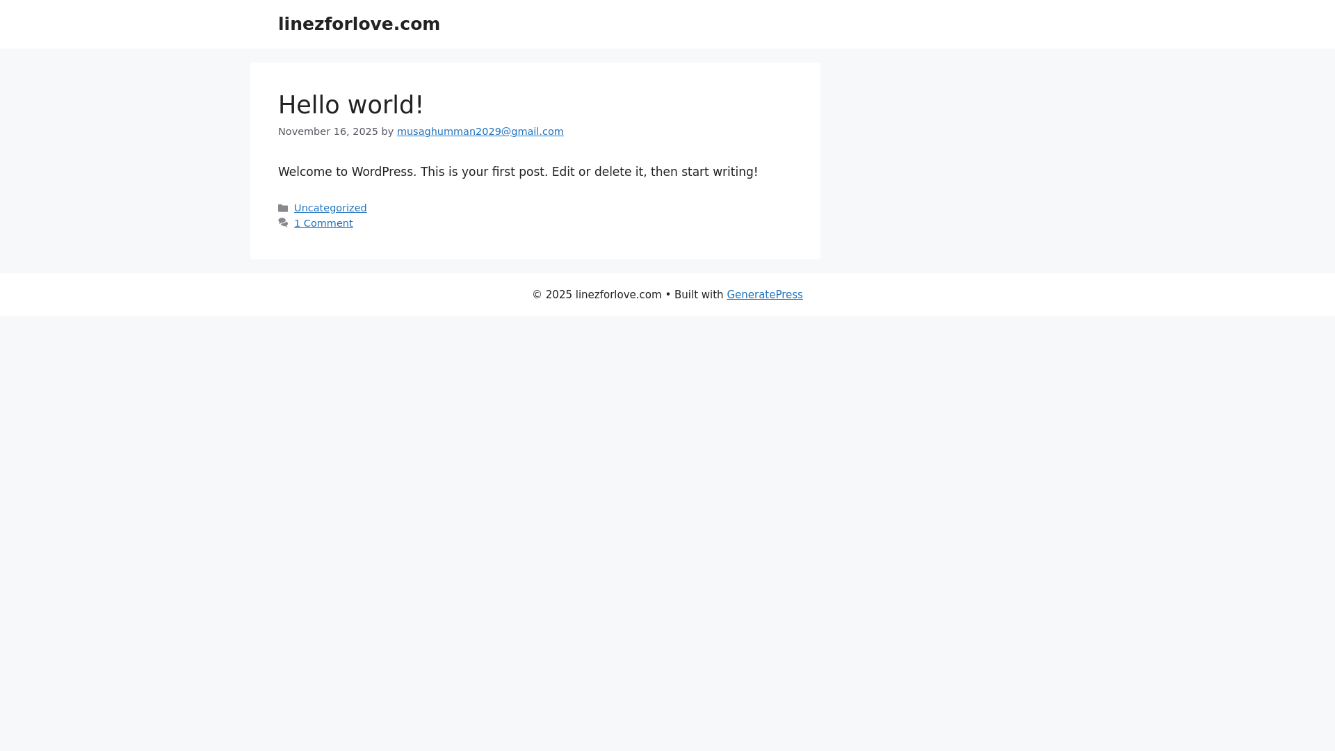 website screenshot of https://linezforlove.com/