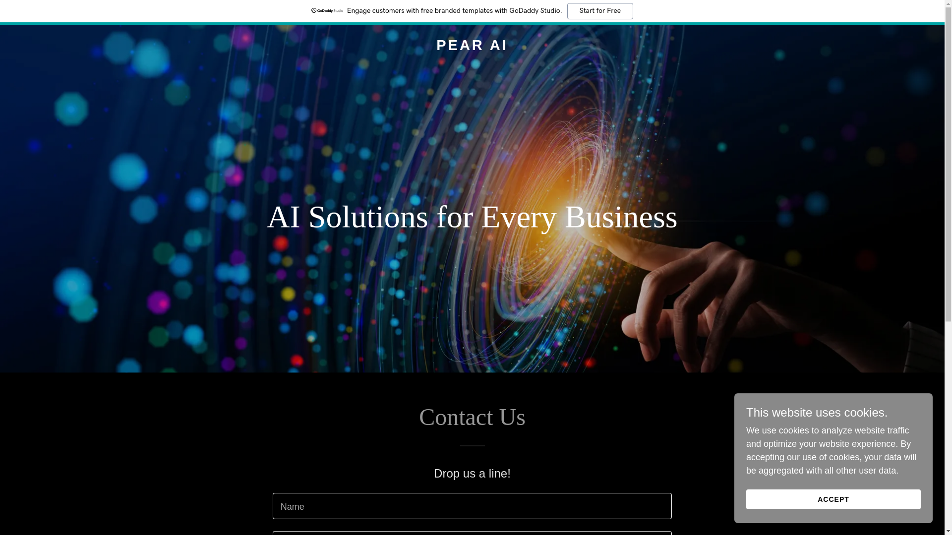 website screenshot of https://pearai.xyz/