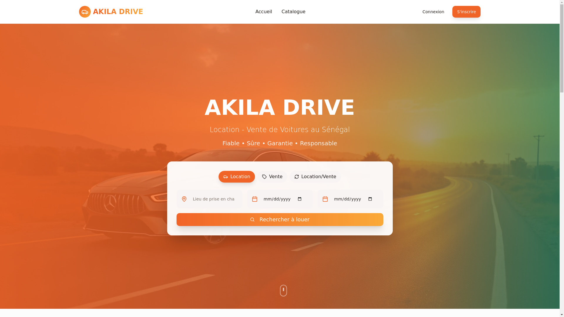 website screenshot of https://akilaauto.com/