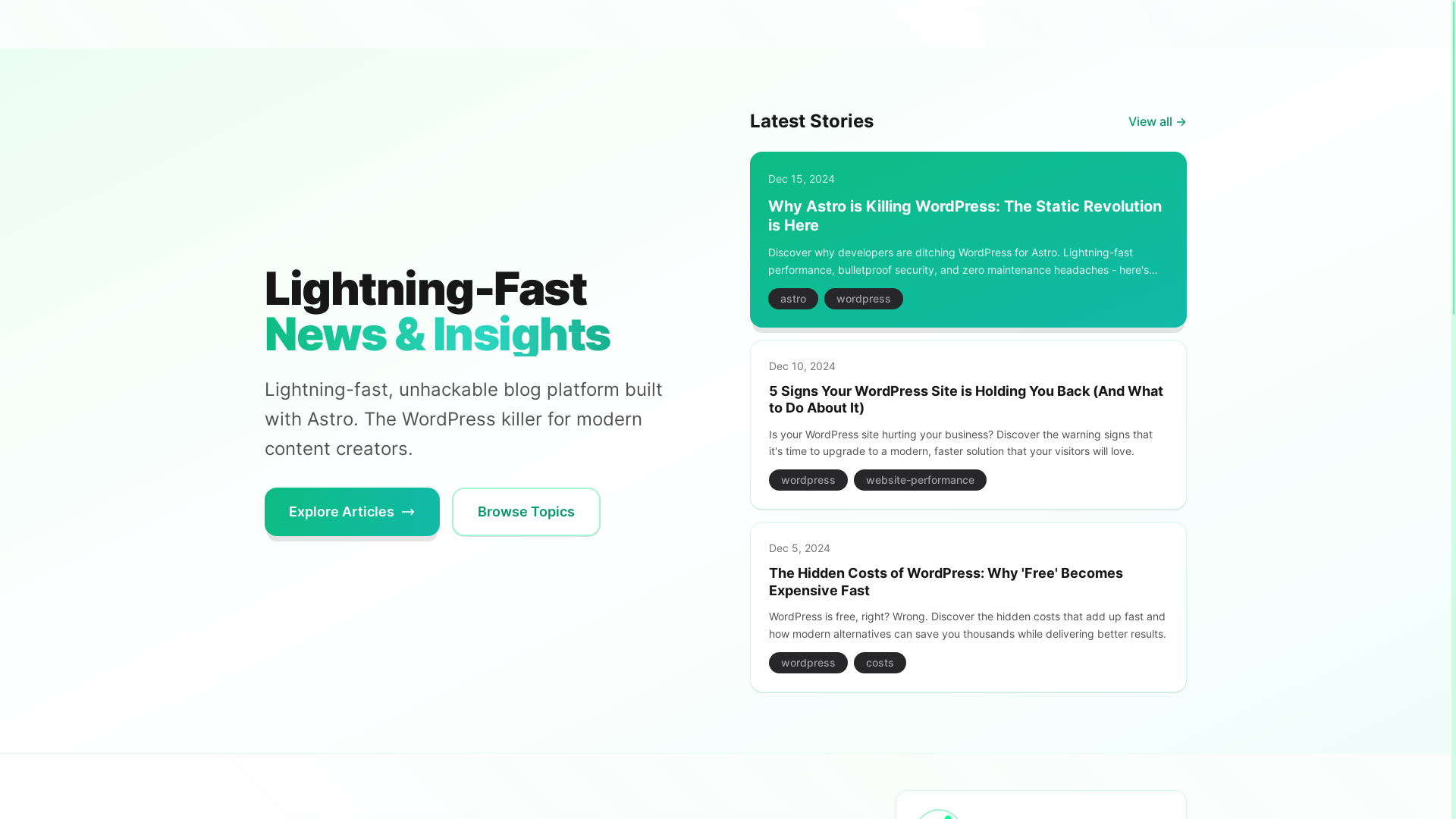 website screenshot of https://tech-blog-141201.pages.dev/