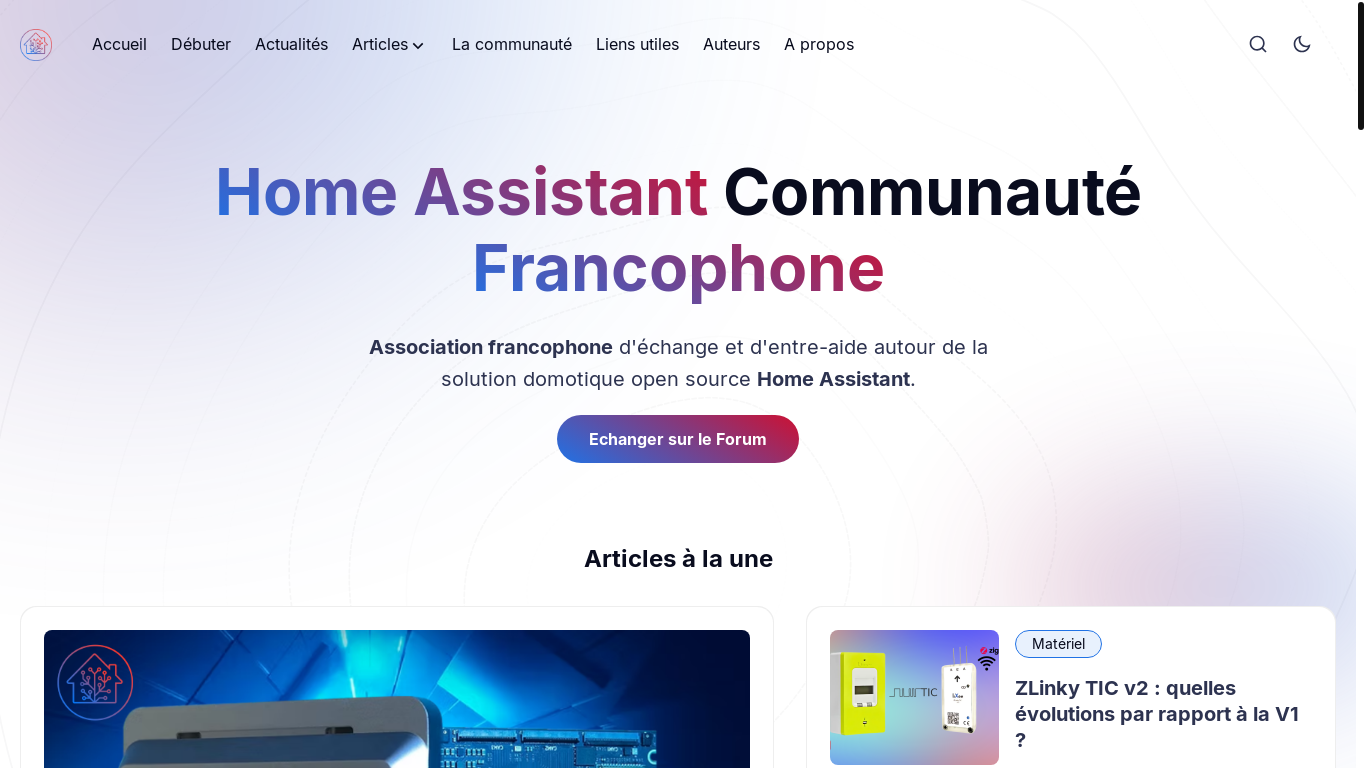 website screenshot of https://hacf.fr/