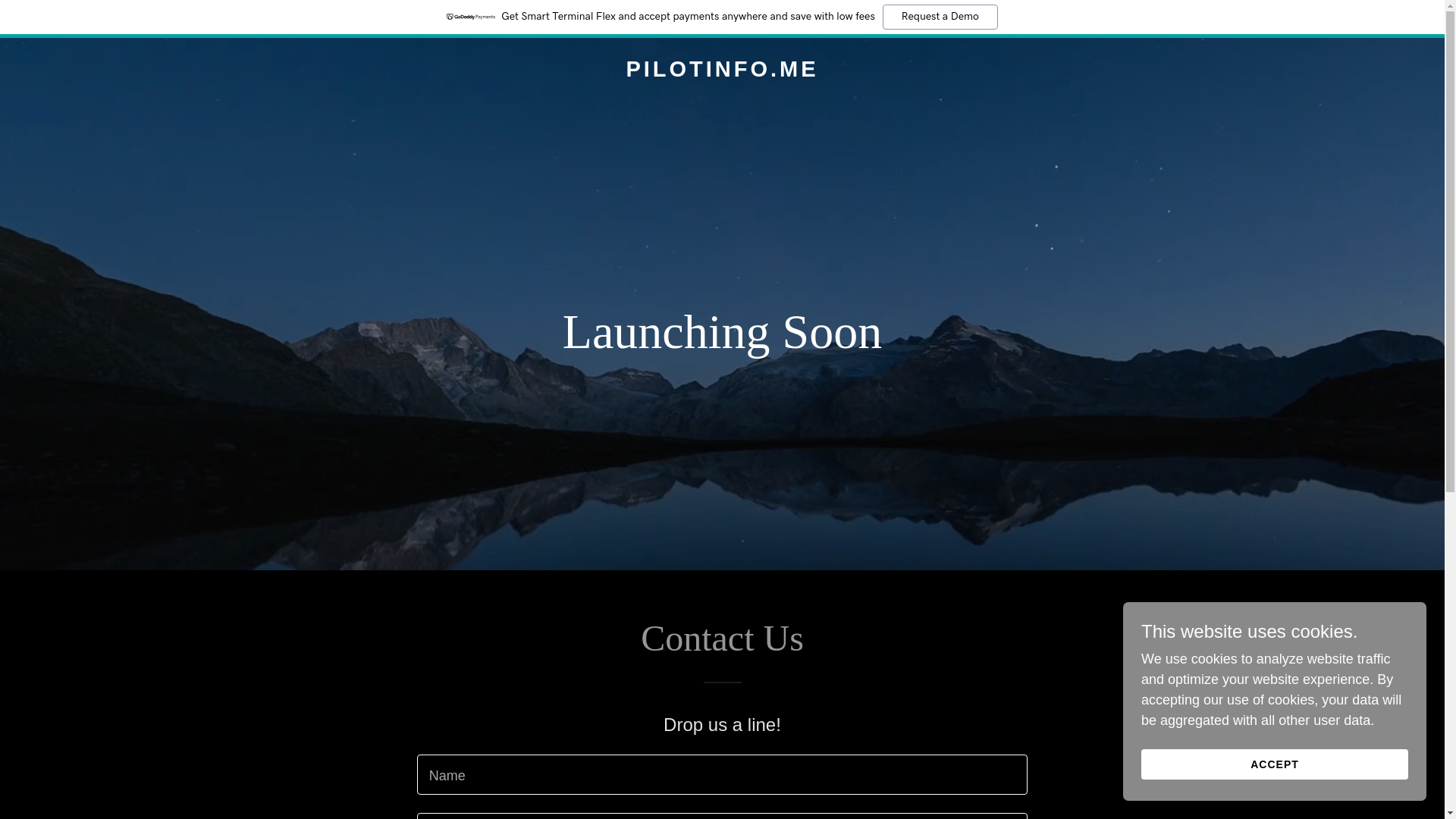 website screenshot of https://pilotinfo.me/