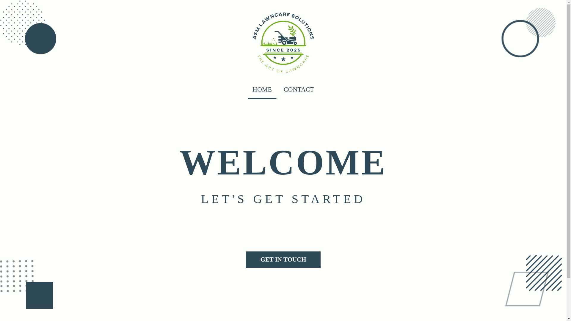 website screenshot of https://asmlawncaresolutions.com/