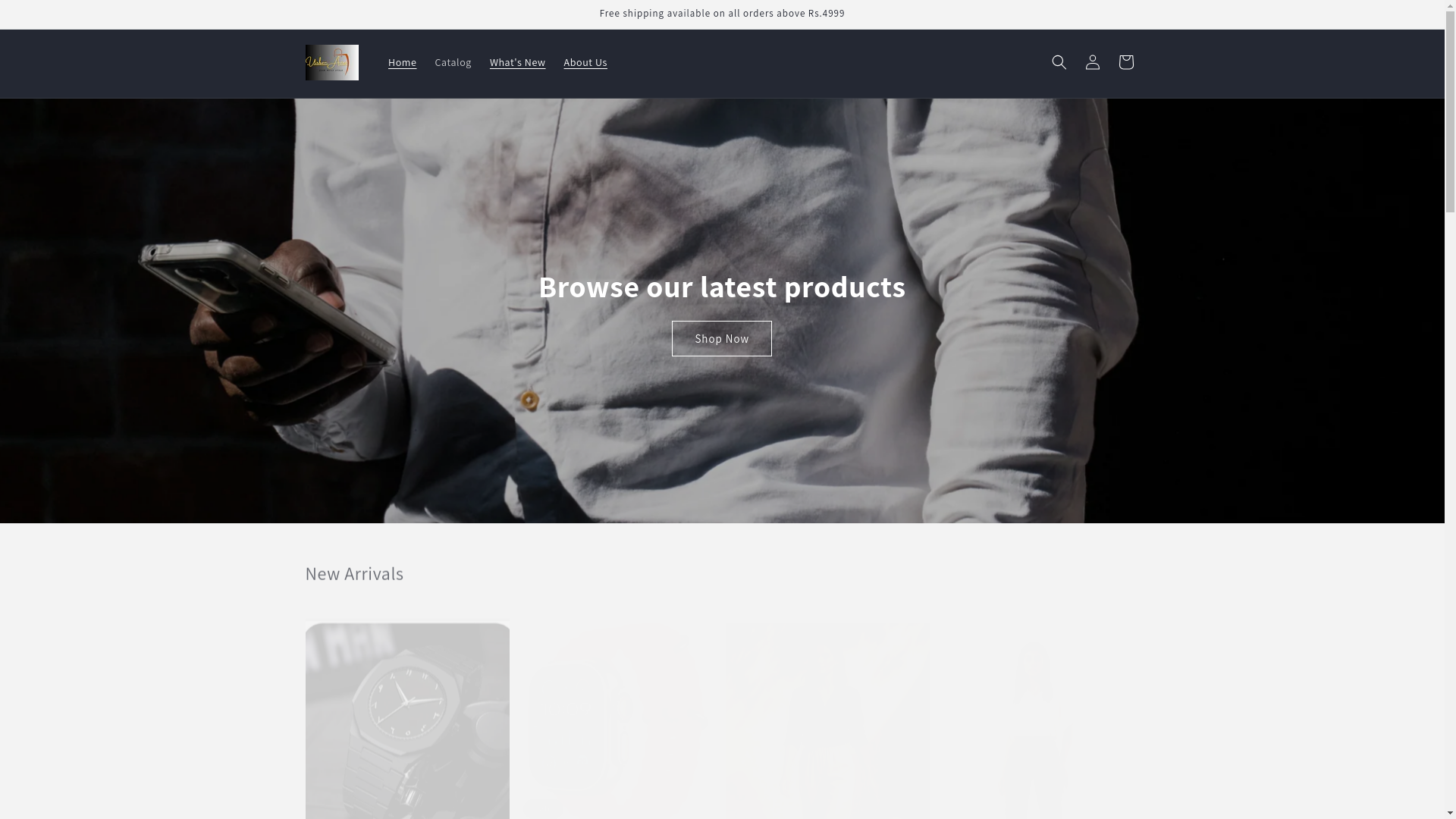 website screenshot of https://urbanaura1.store/