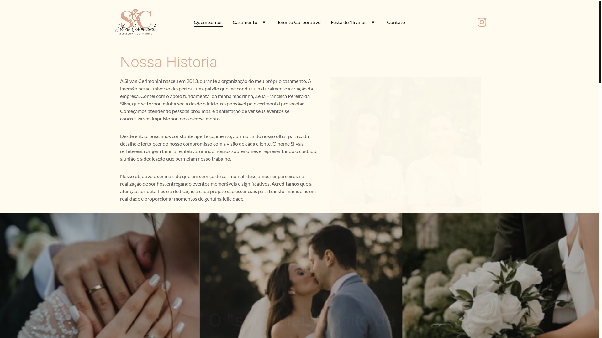 website screenshot of https://silvascerimonial.com.br/