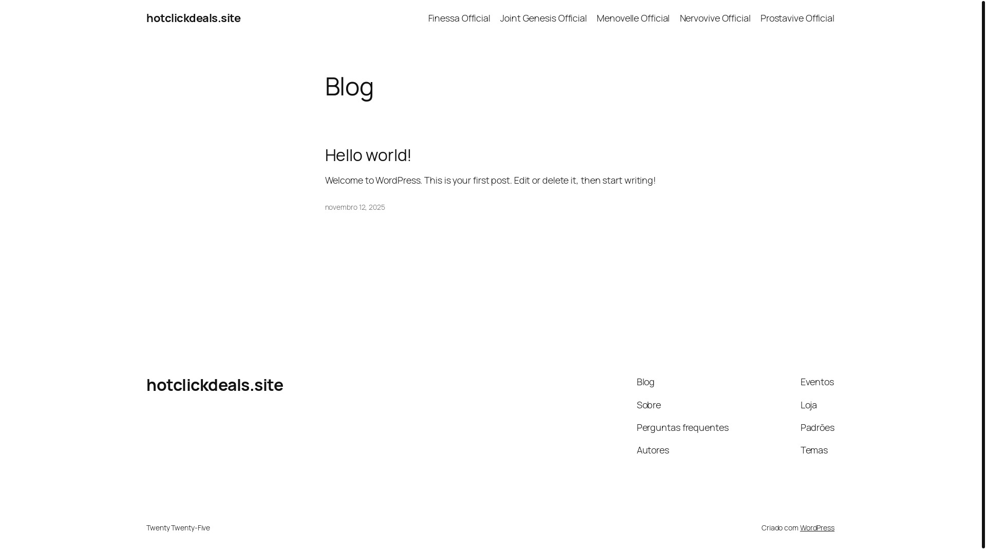 website screenshot of https://hotclickdeals.site/