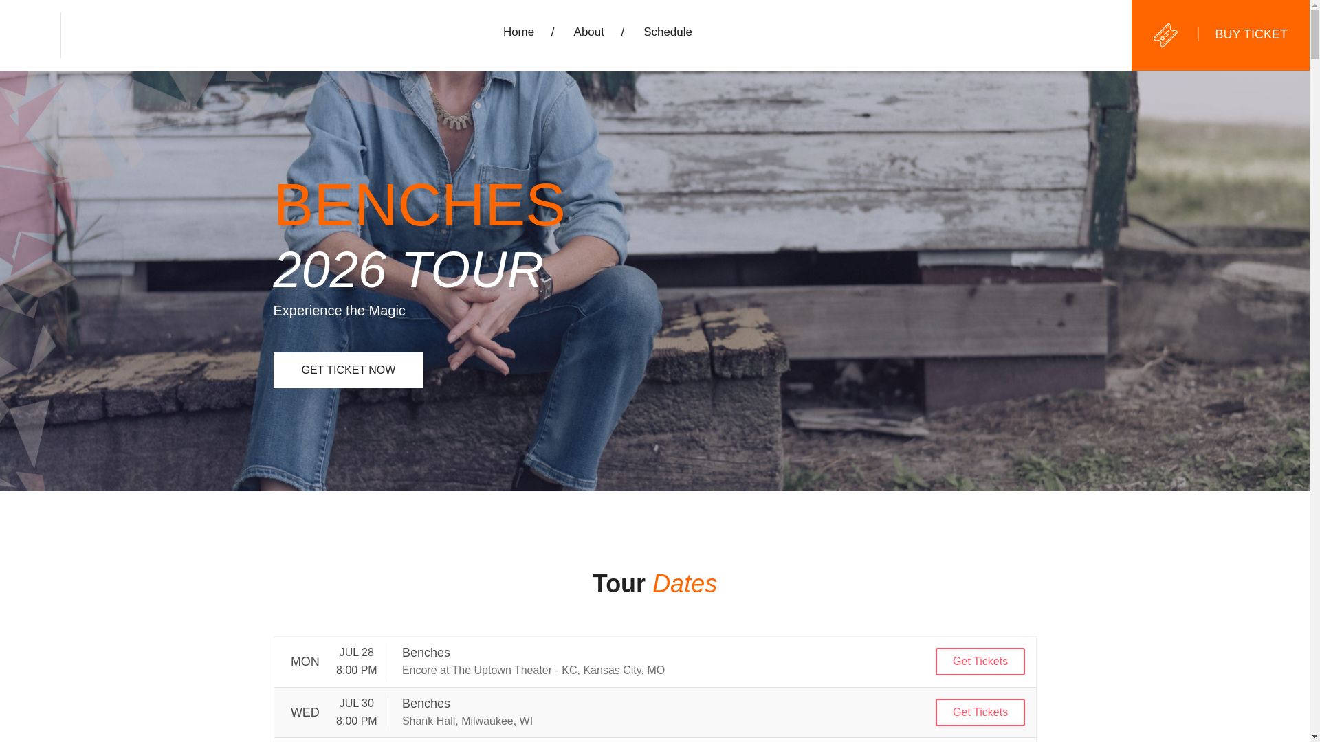 website screenshot of https://benchestour.us/