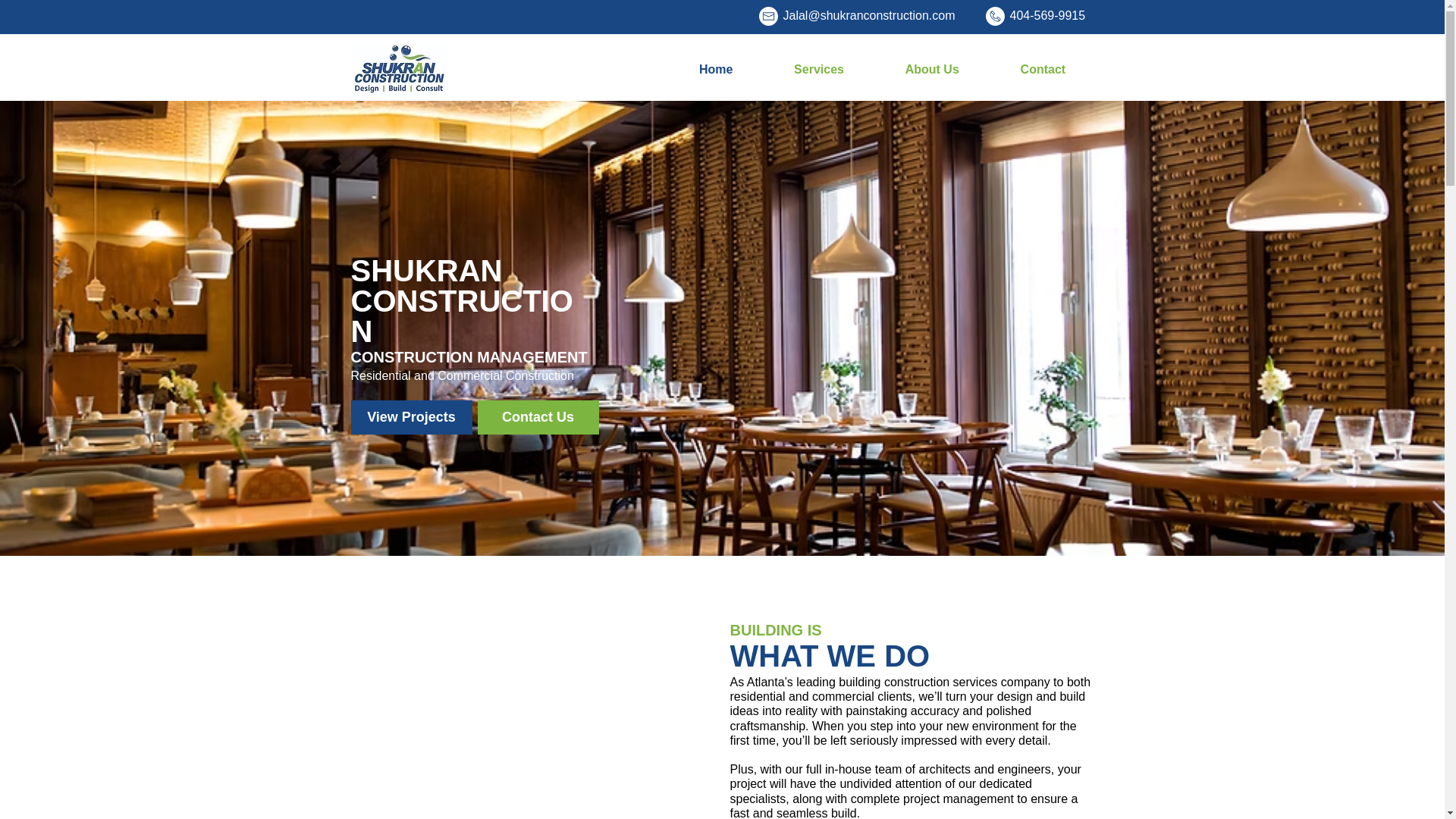 website screenshot of https://shukranelegance.com/