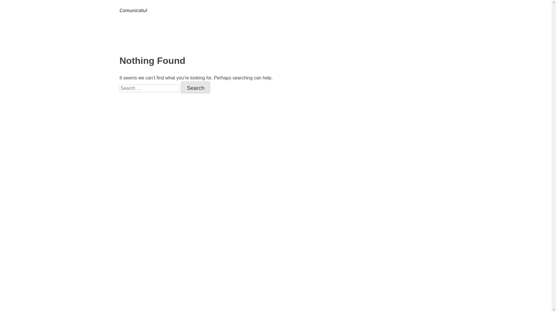 website screenshot of https://comunicatul.com/