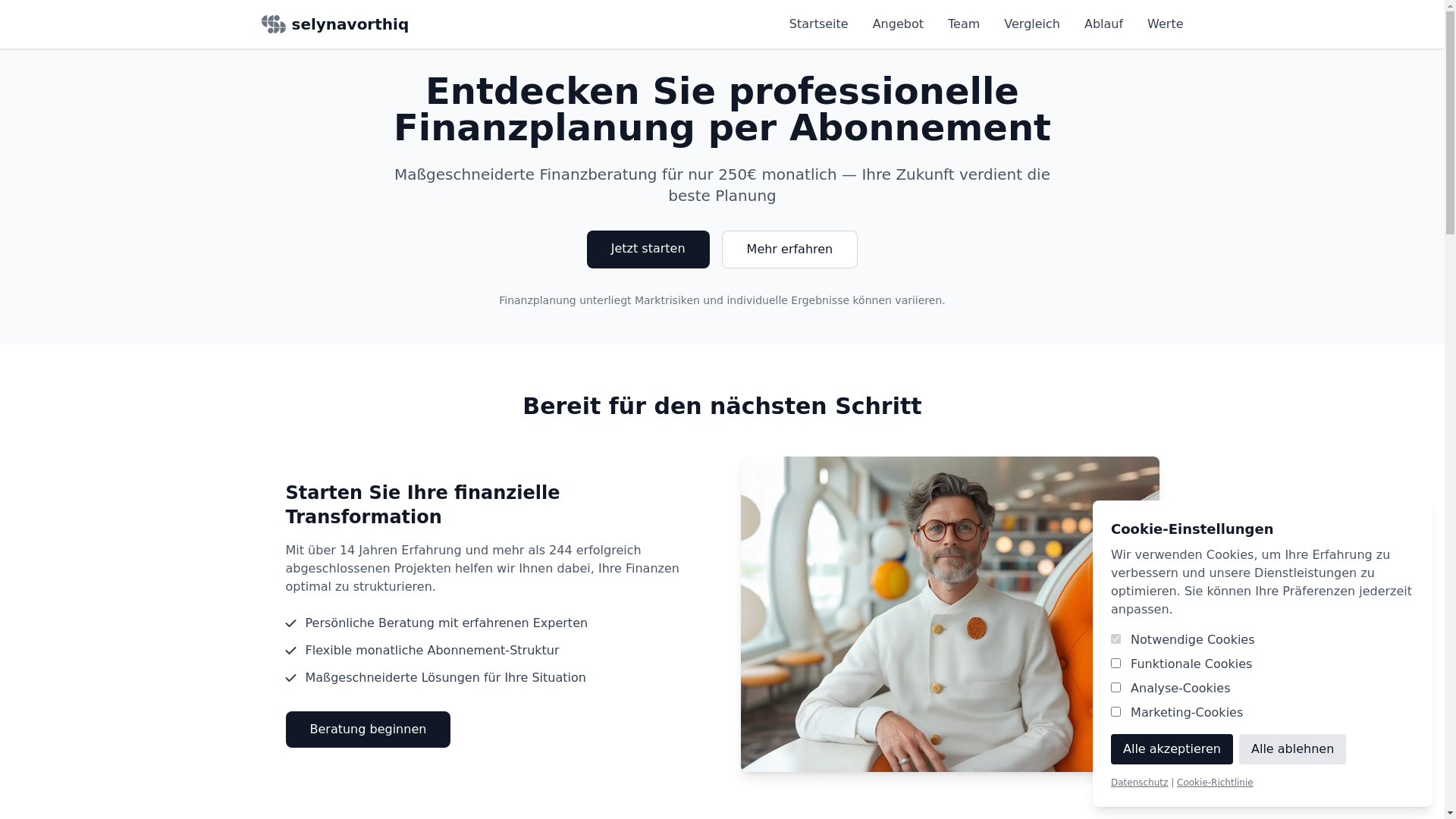 website screenshot of https://selynavorthiq.com/