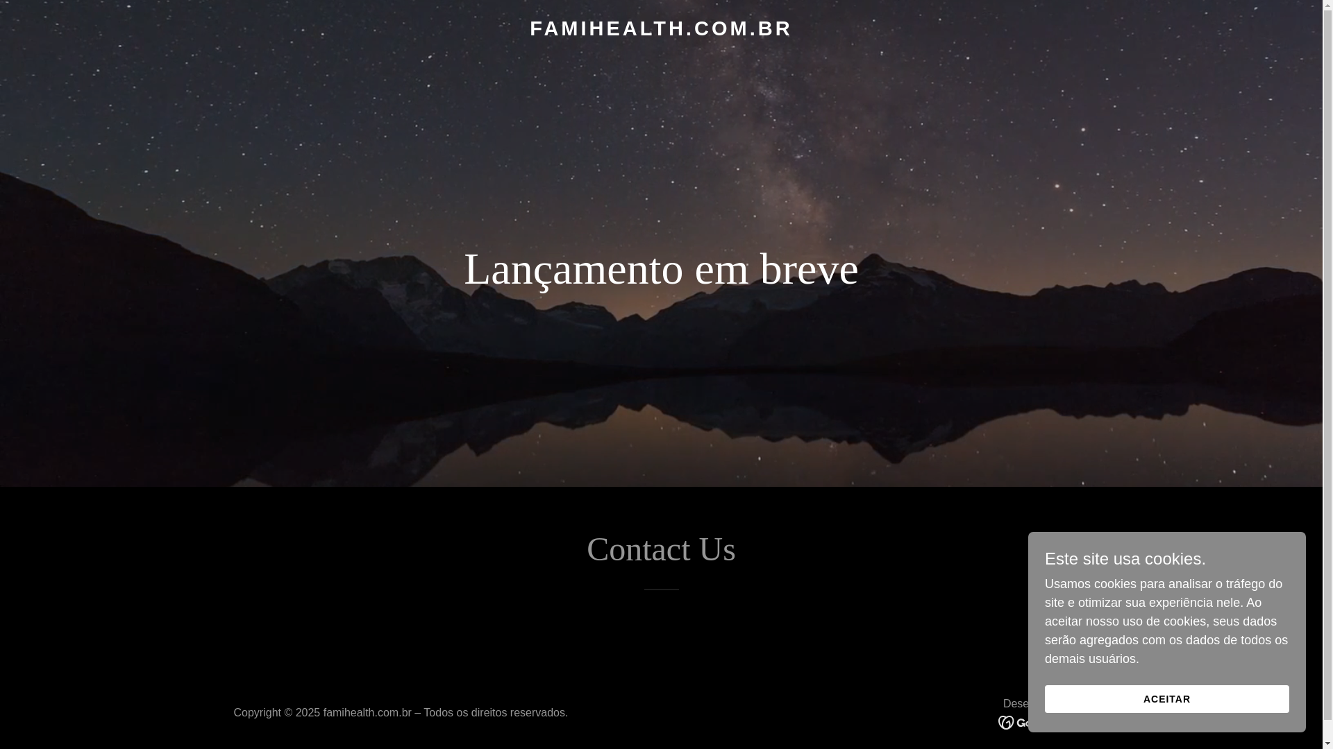 website screenshot of https://famihealth.com.br/