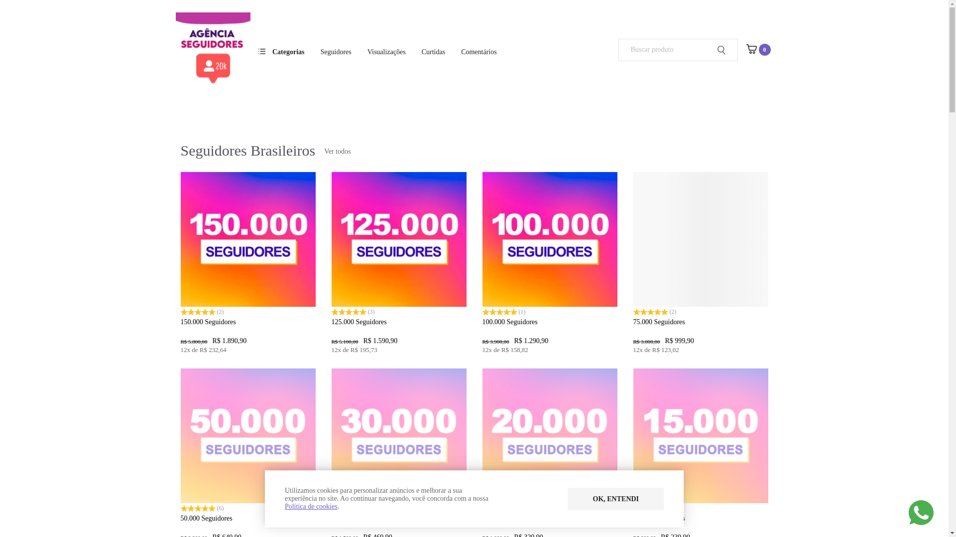 website screenshot of https://seguidormax.com/