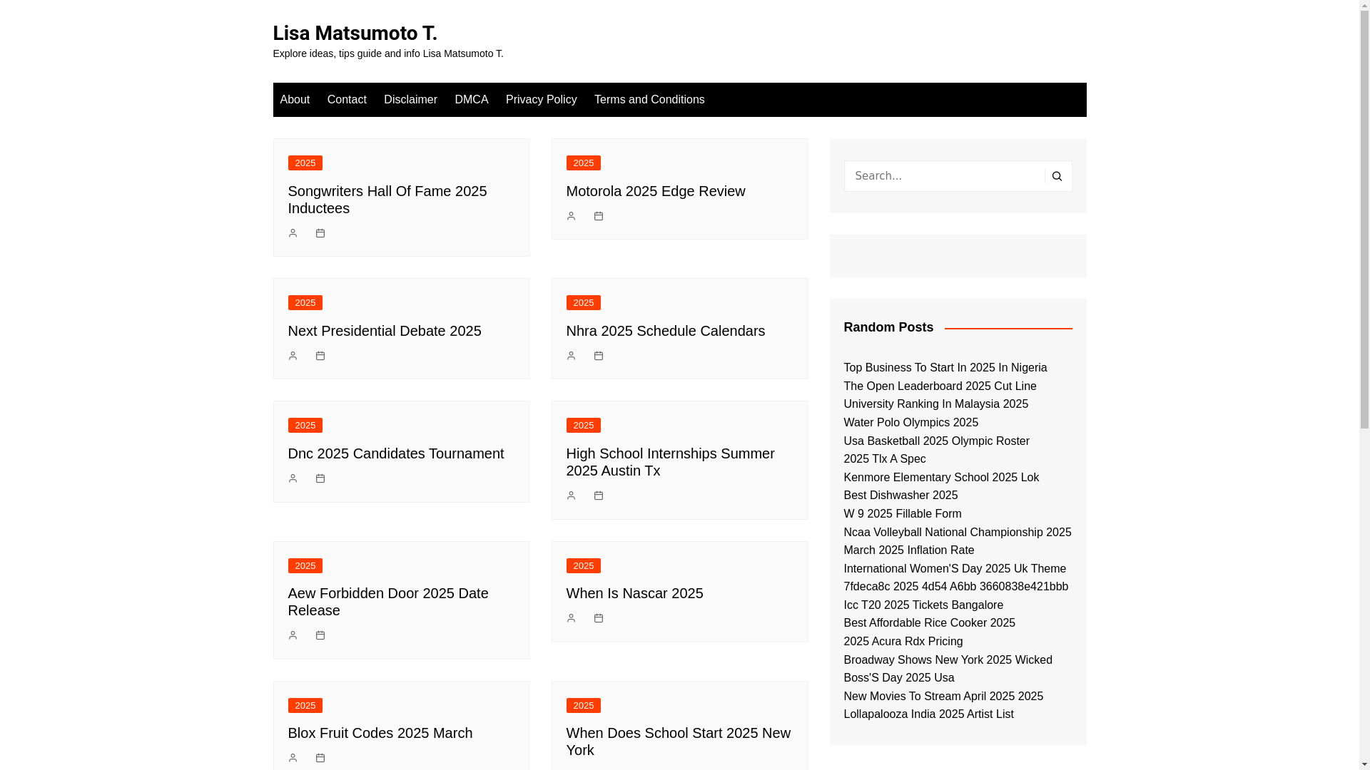 website screenshot of https://lisamatsumotot.pages.dev/