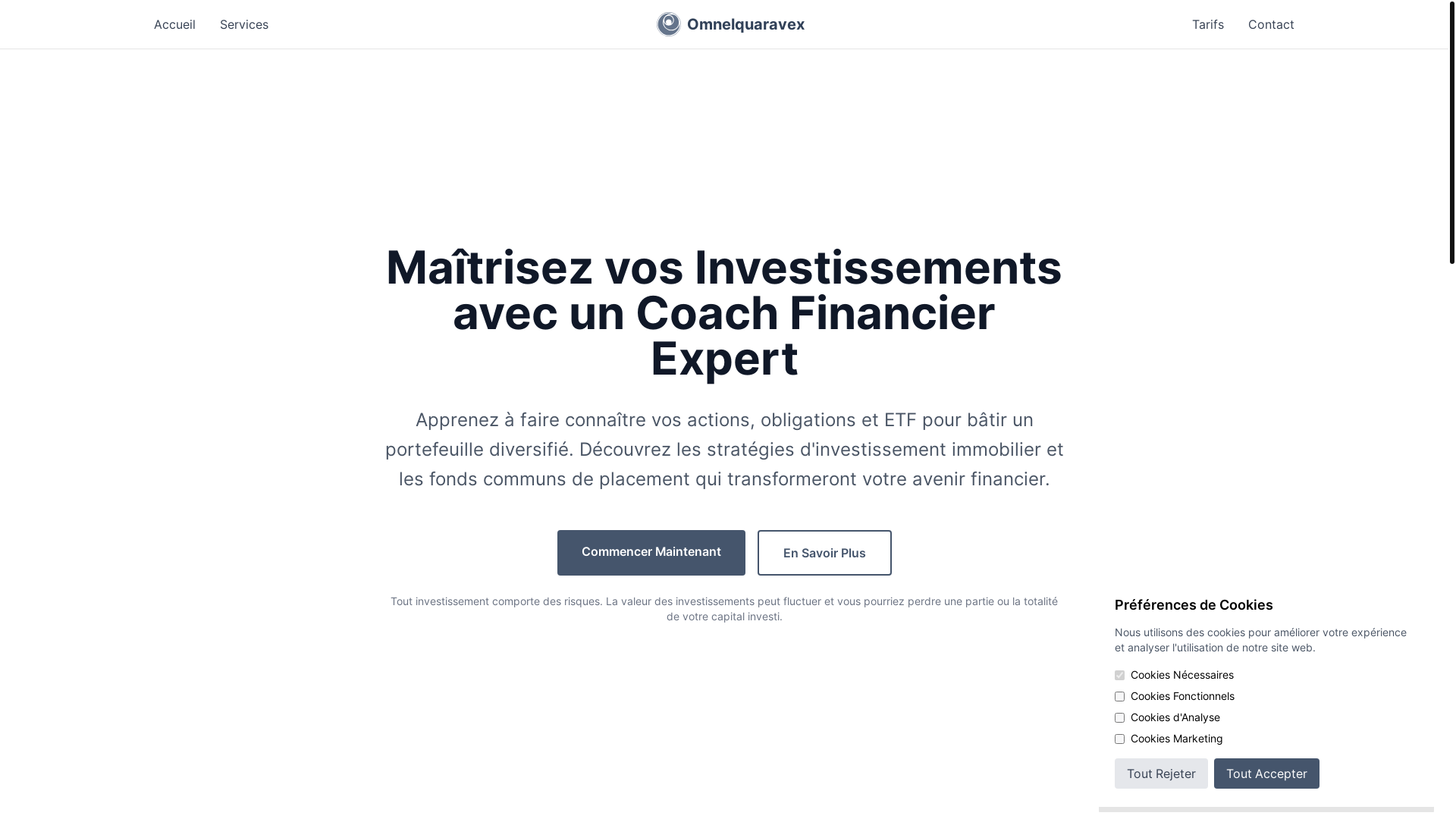 website screenshot of https://omnelquaravex.com/