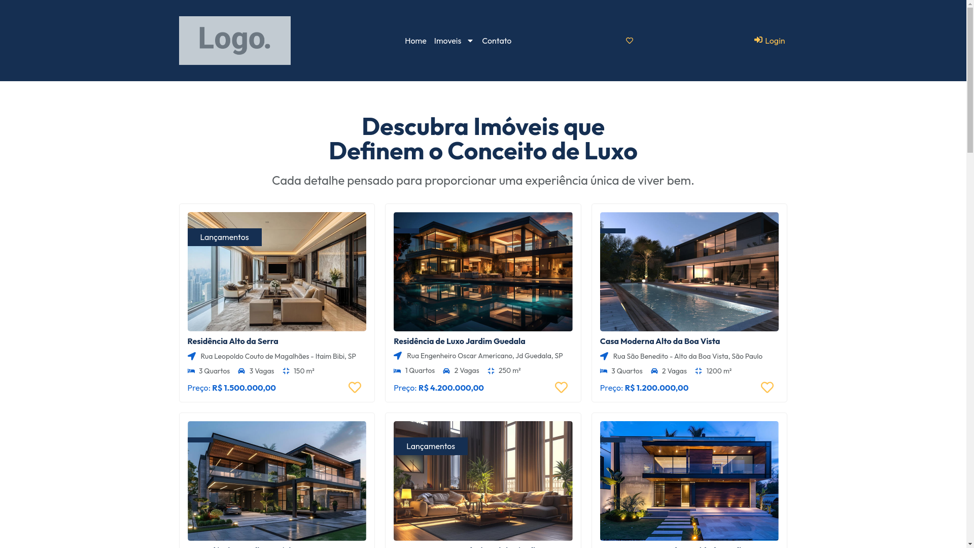 website screenshot of https://ipanemaleblonimoveis.com.br/