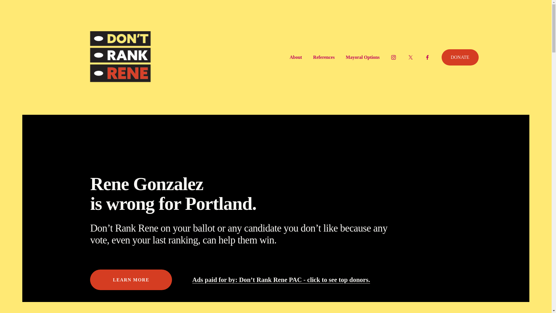 website screenshot of https://www.dontrankrene.org/