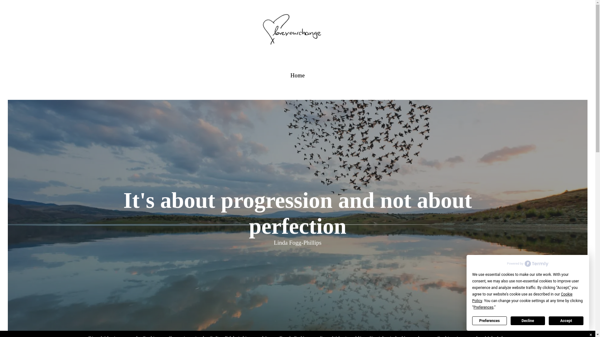 website screenshot of https://loveyourchange.de/