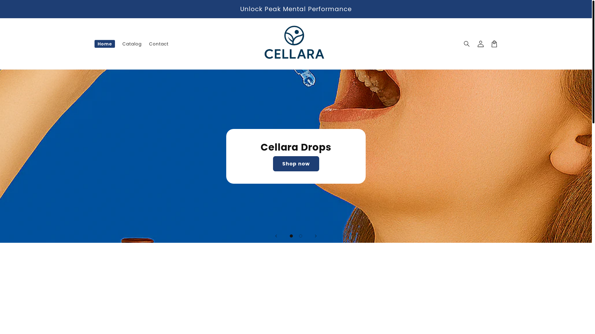 website screenshot of https://cellara.store/