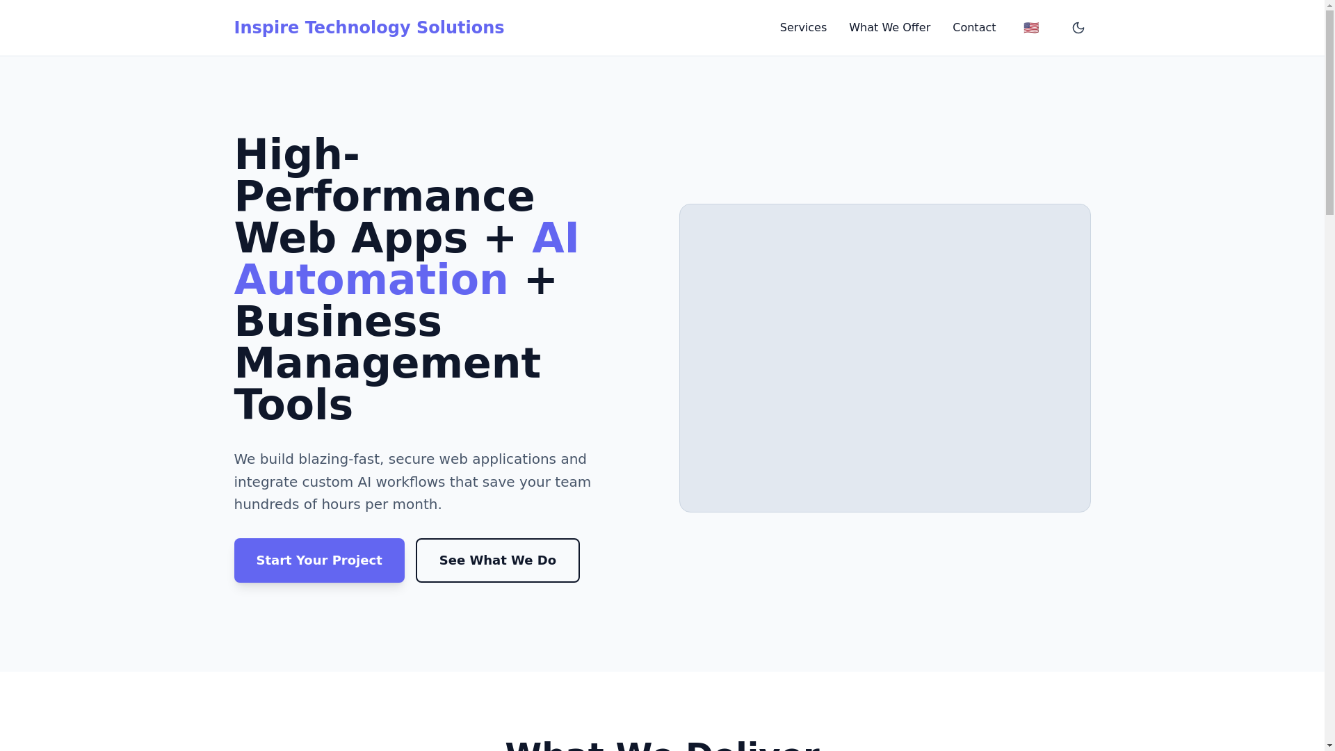 website screenshot of https://inspiretools.org/