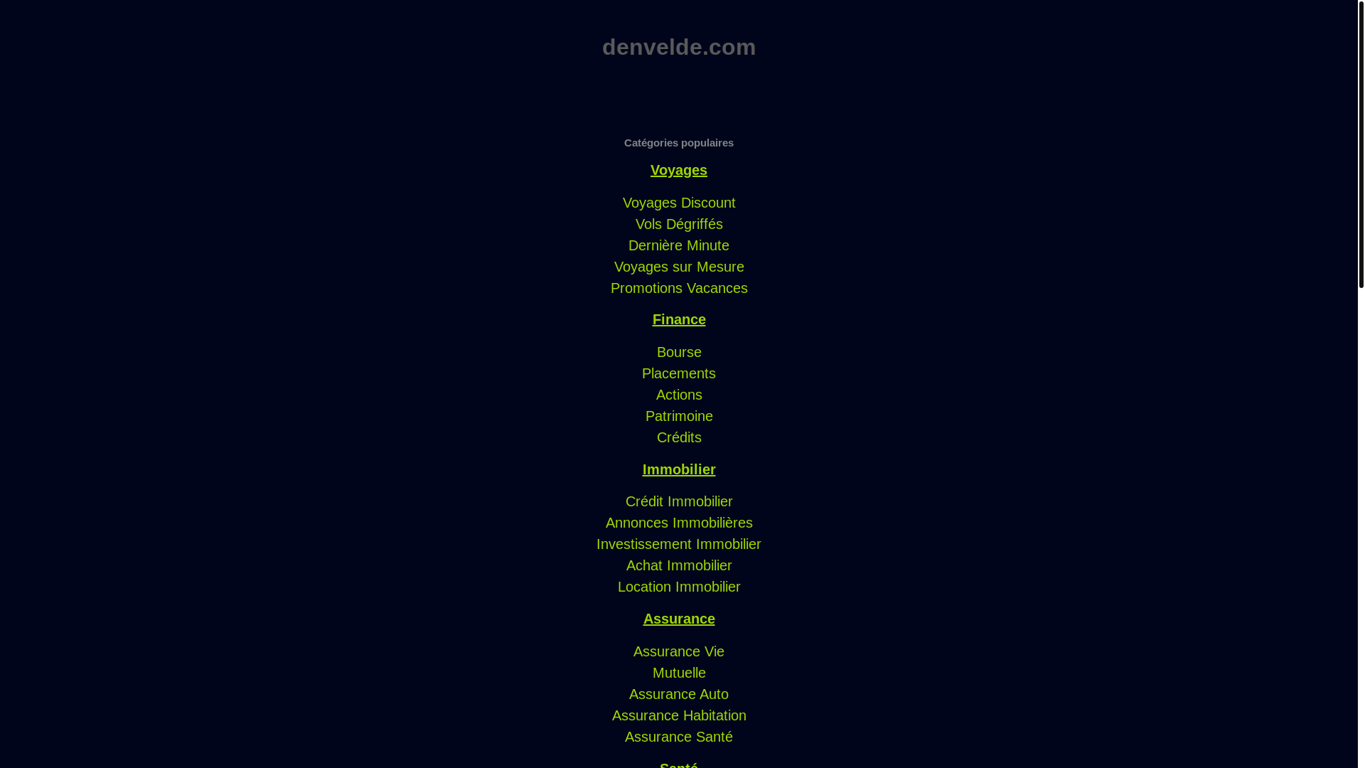 website screenshot of https://denvelde.com/