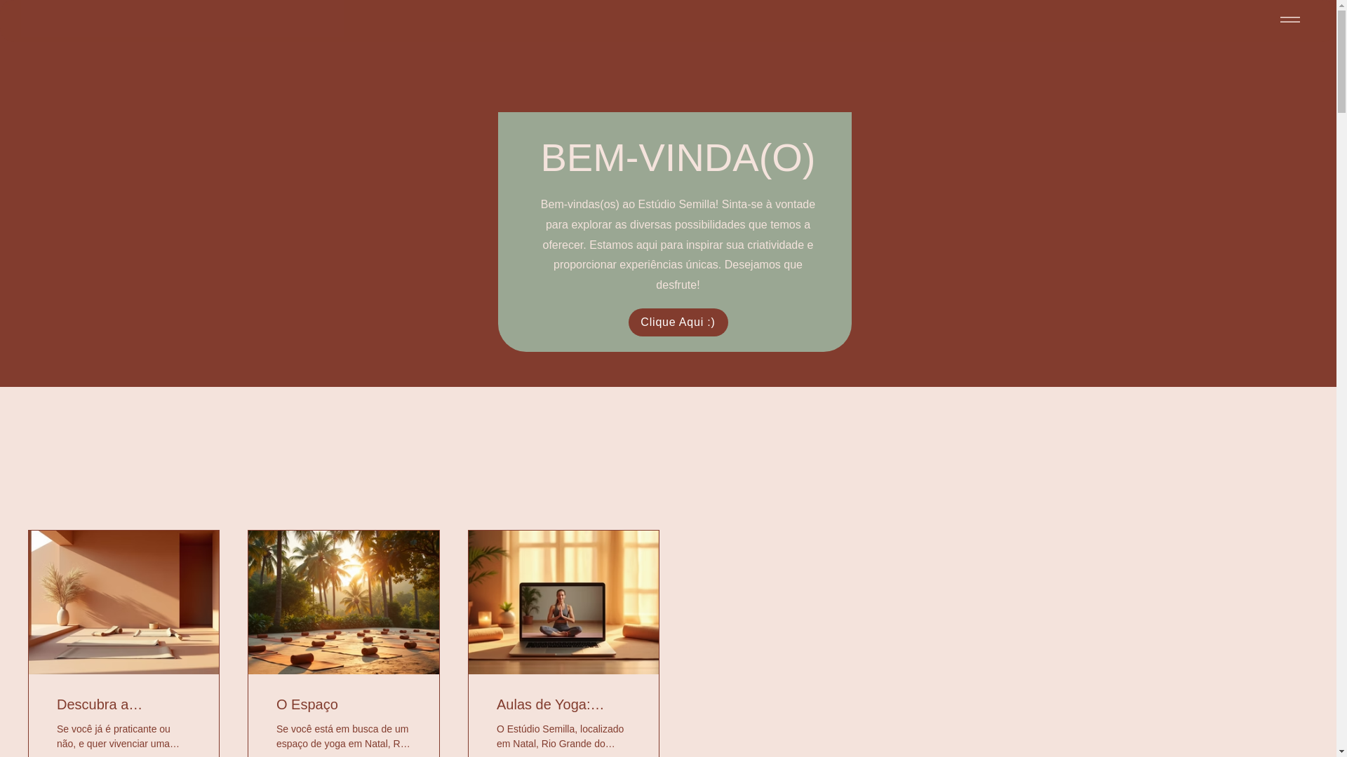 website screenshot of https://semillaestudiodeyoga.com/