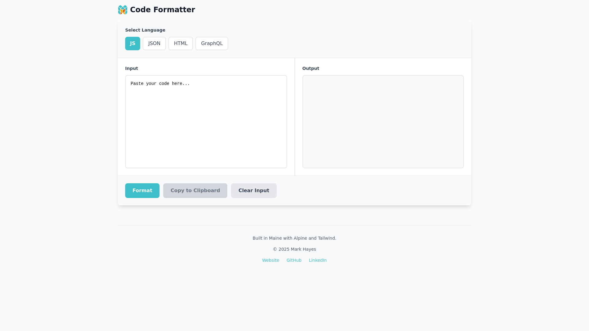 website screenshot of https://formatter-632.pages.dev/