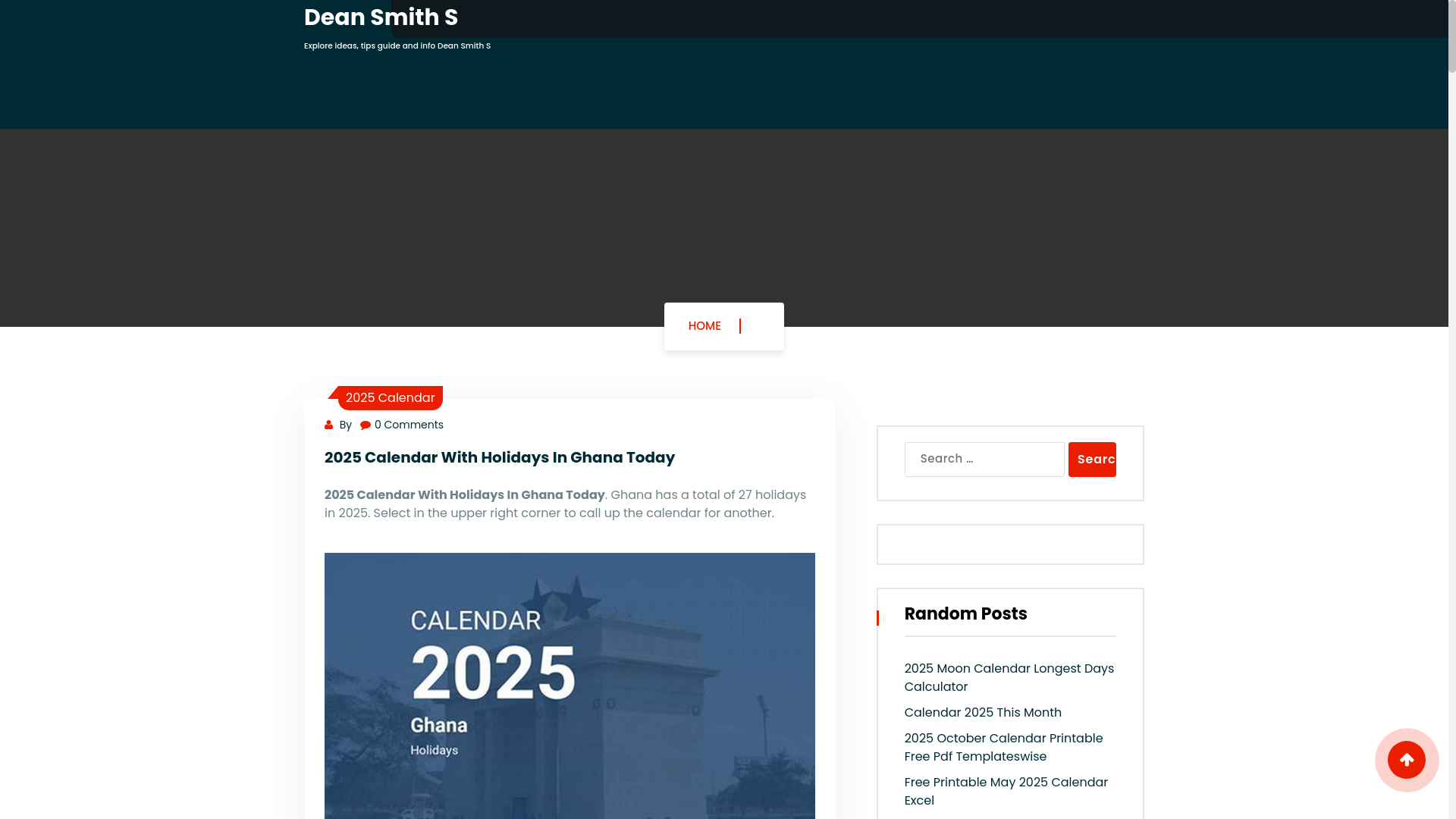 website screenshot of https://deansmiths.pages.dev/
