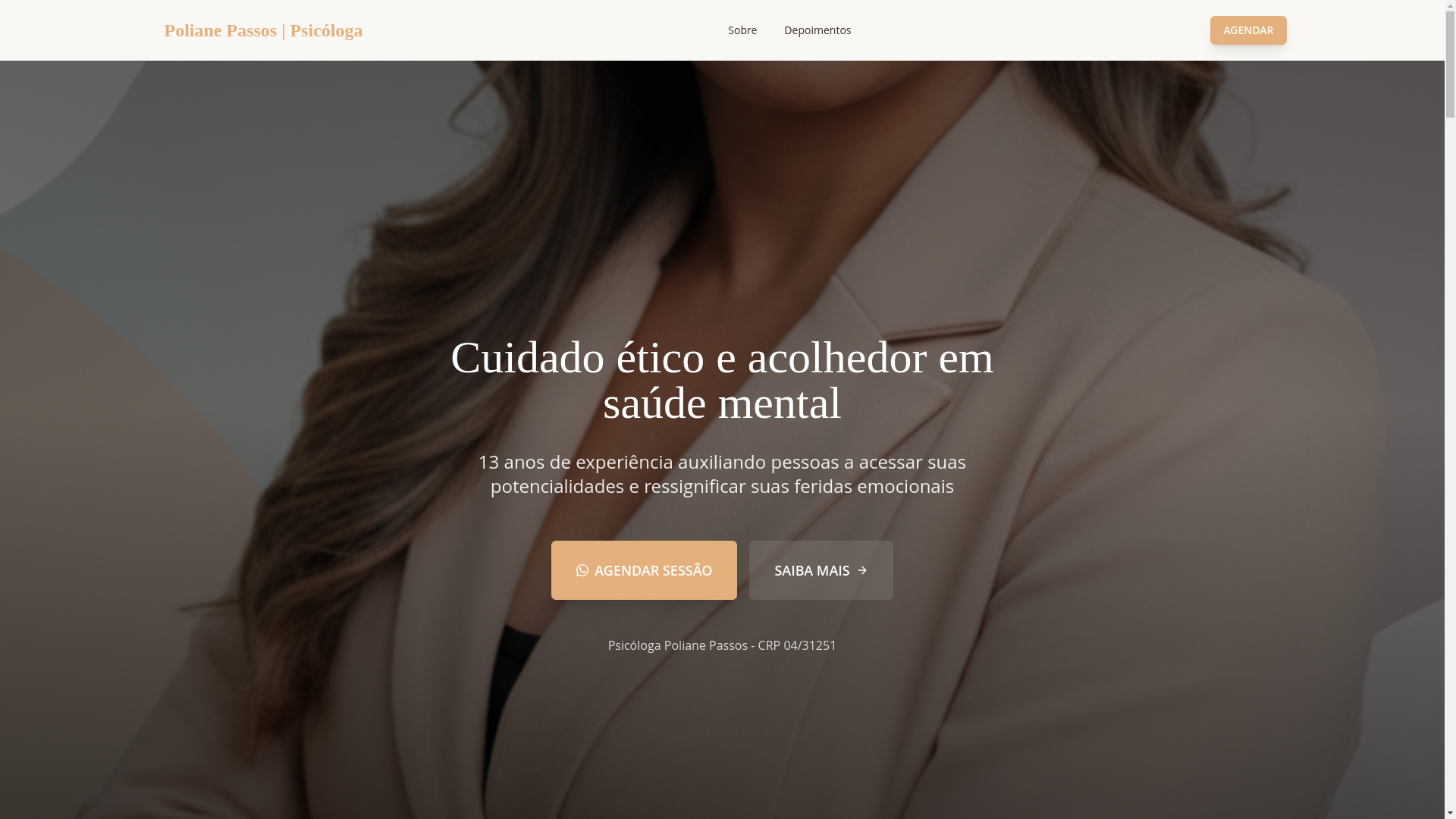 website screenshot of https://polianepassospsi.pages.dev/