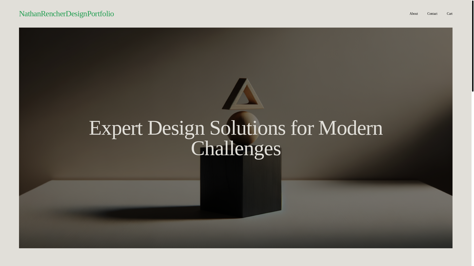 website screenshot of https://nathanrencher.com/