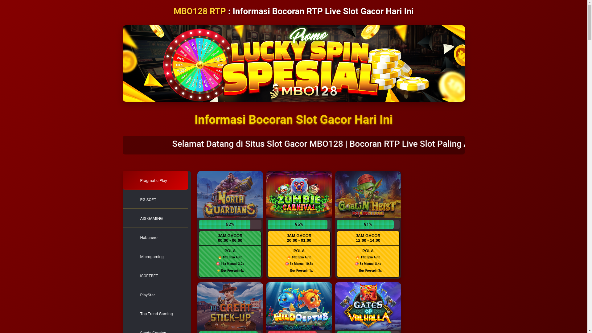 website screenshot of https://rtplivembo128.com/